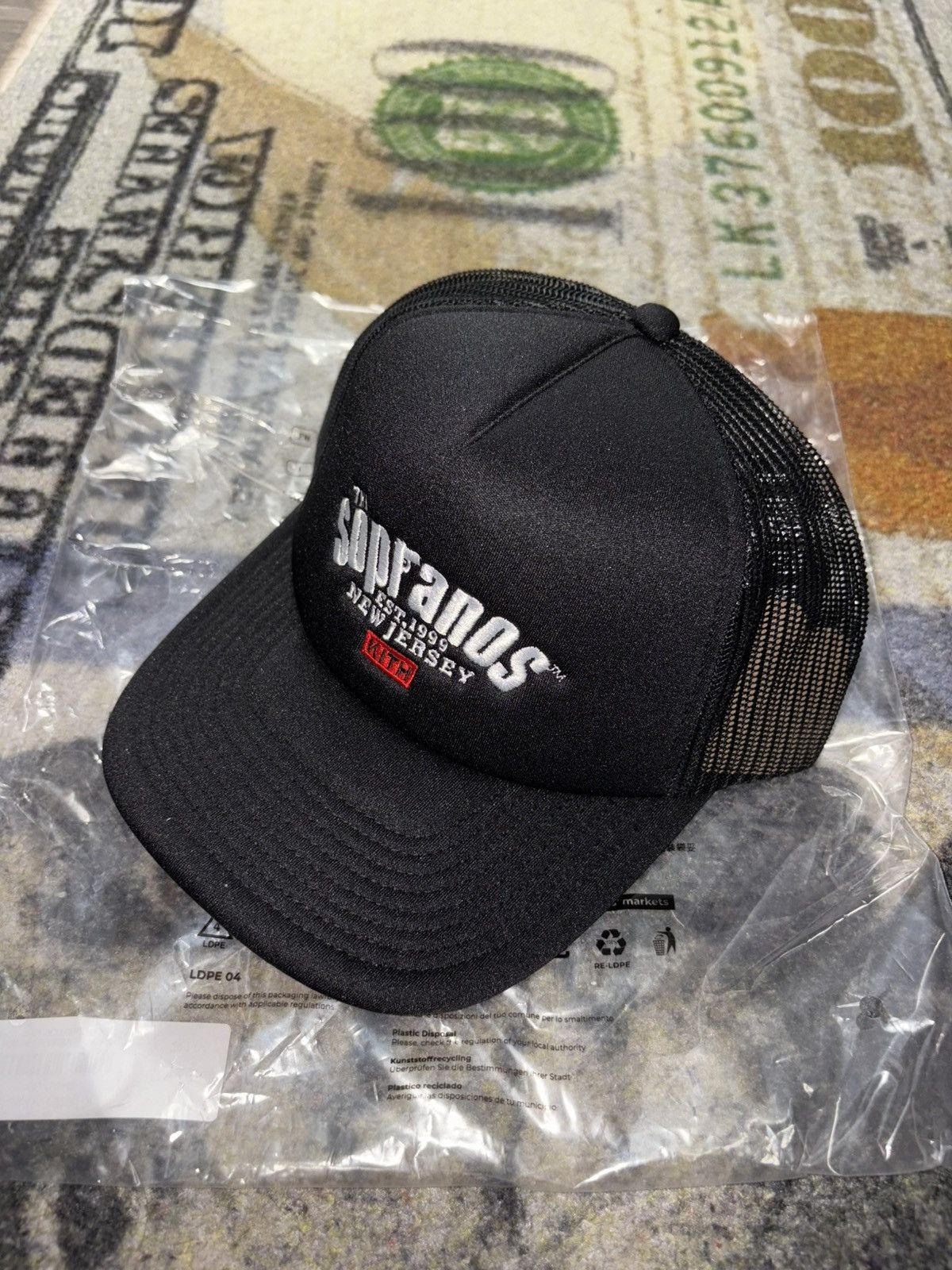 Kith x The Sopranos Logo Nolan Trucker Hat