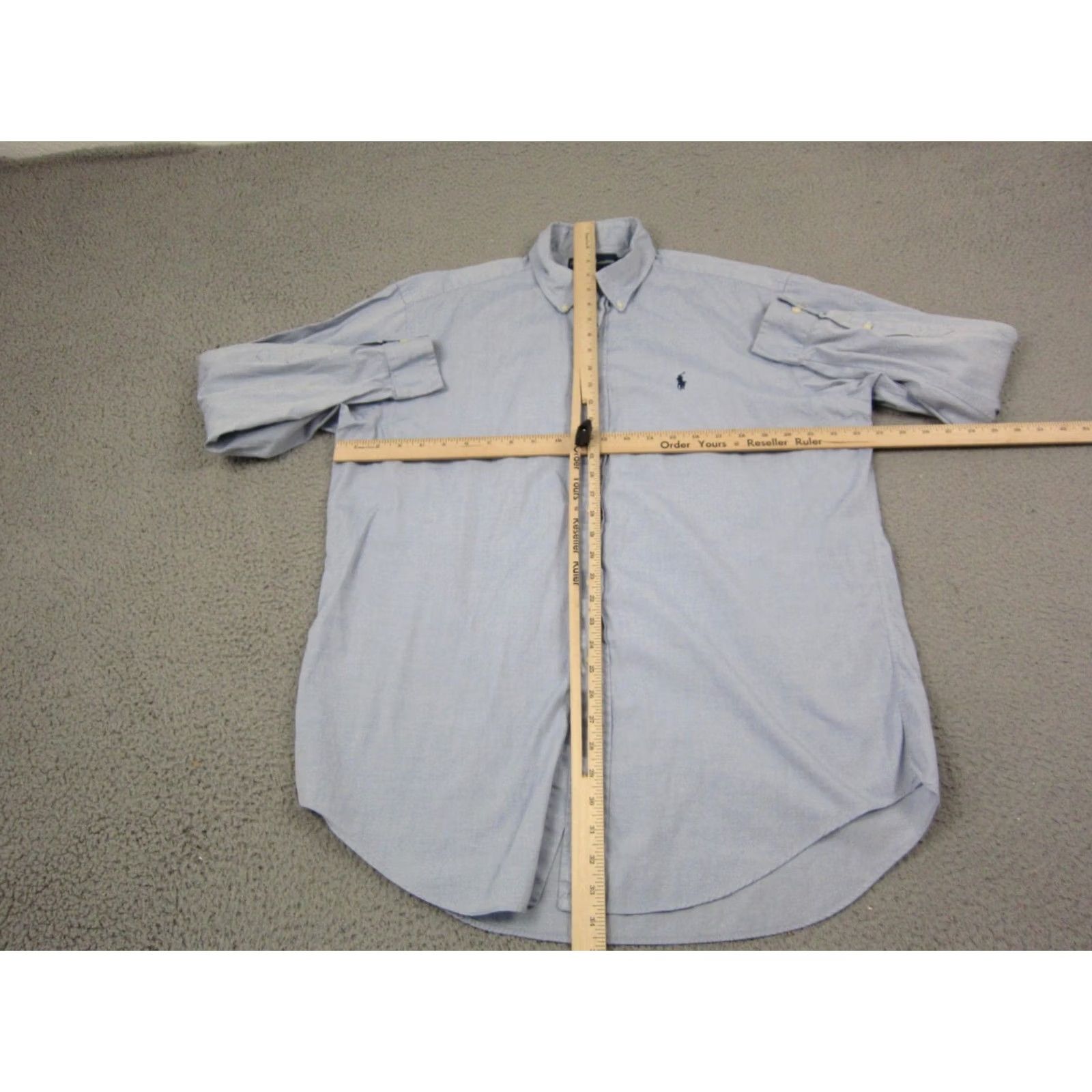 Ralph Lauren VINTAGE Ralph Lauren Shirt Mens XL Blue Pony Button-Down Classic 90s 100% Cotton Long Sleeve Button-Up attire Mens XL Blue Pony Shirt Size US XL / EU 56 / 4 - 6 Thumbnail