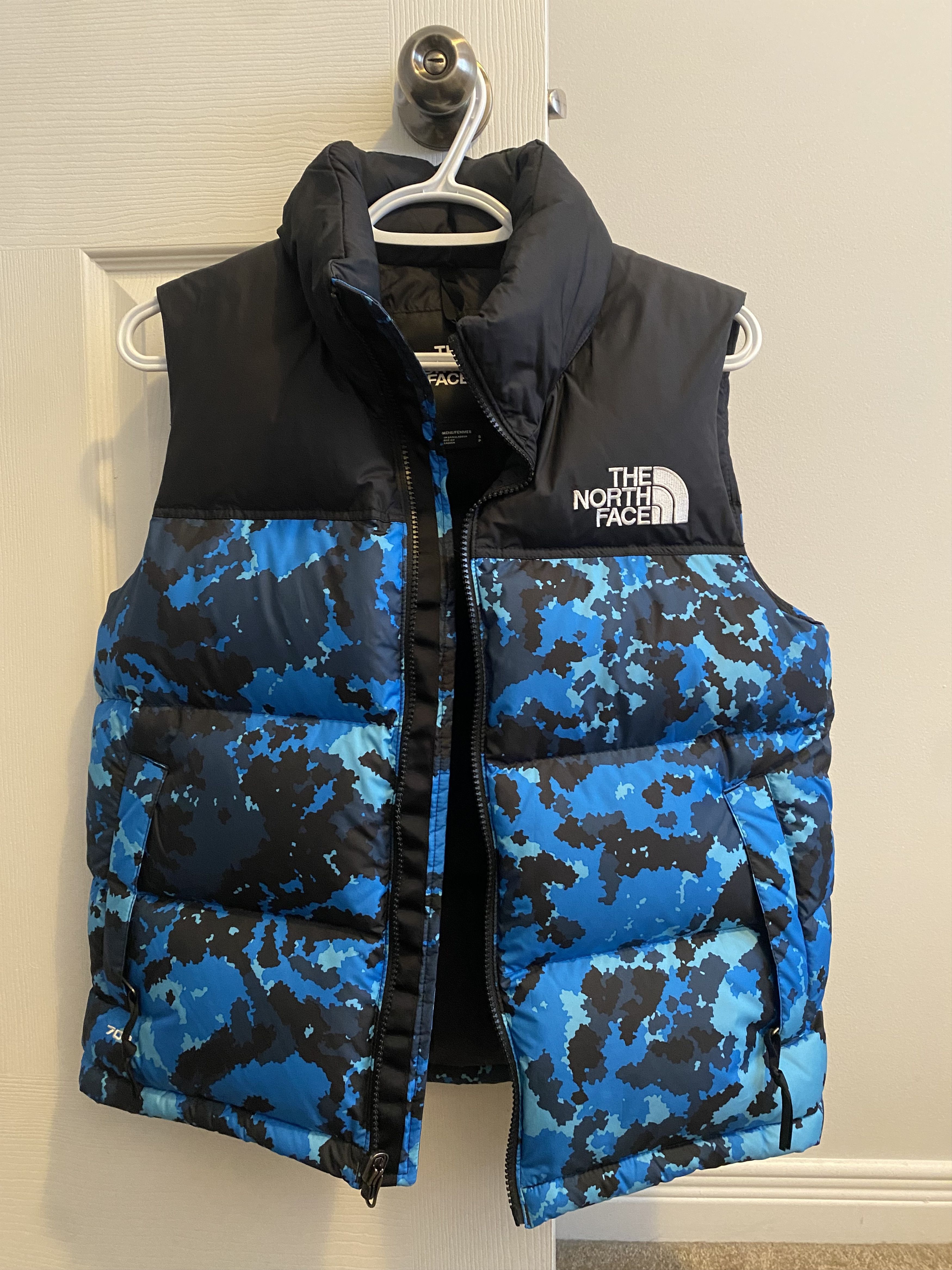 North face body warmer blue best sale