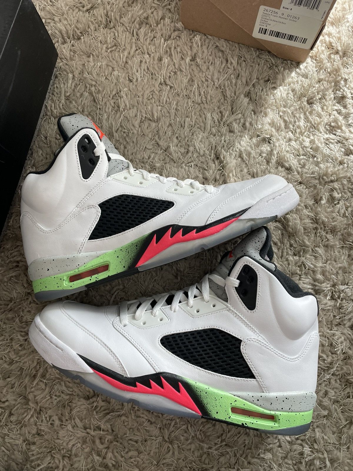 Jordan Brand Jordan 5 Poison Green/ALL STAR Size US 13 / EU 46 - 2 Thumbnail