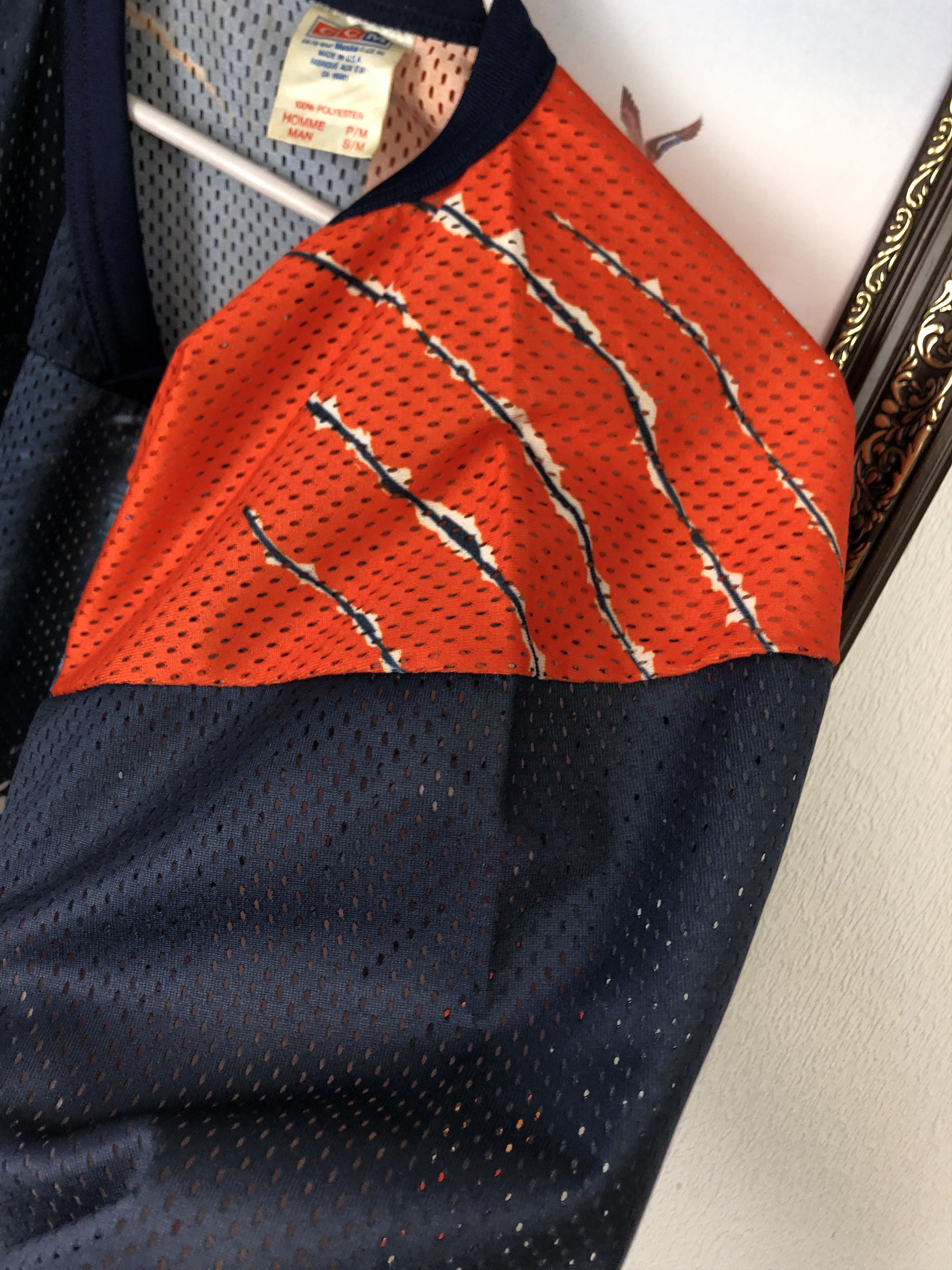 Vintage Vintage 90's Chicago Bears NFL All Over Print Mesh Jersey Size US M / EU 48-50 / 2 - 6 Thumbnail