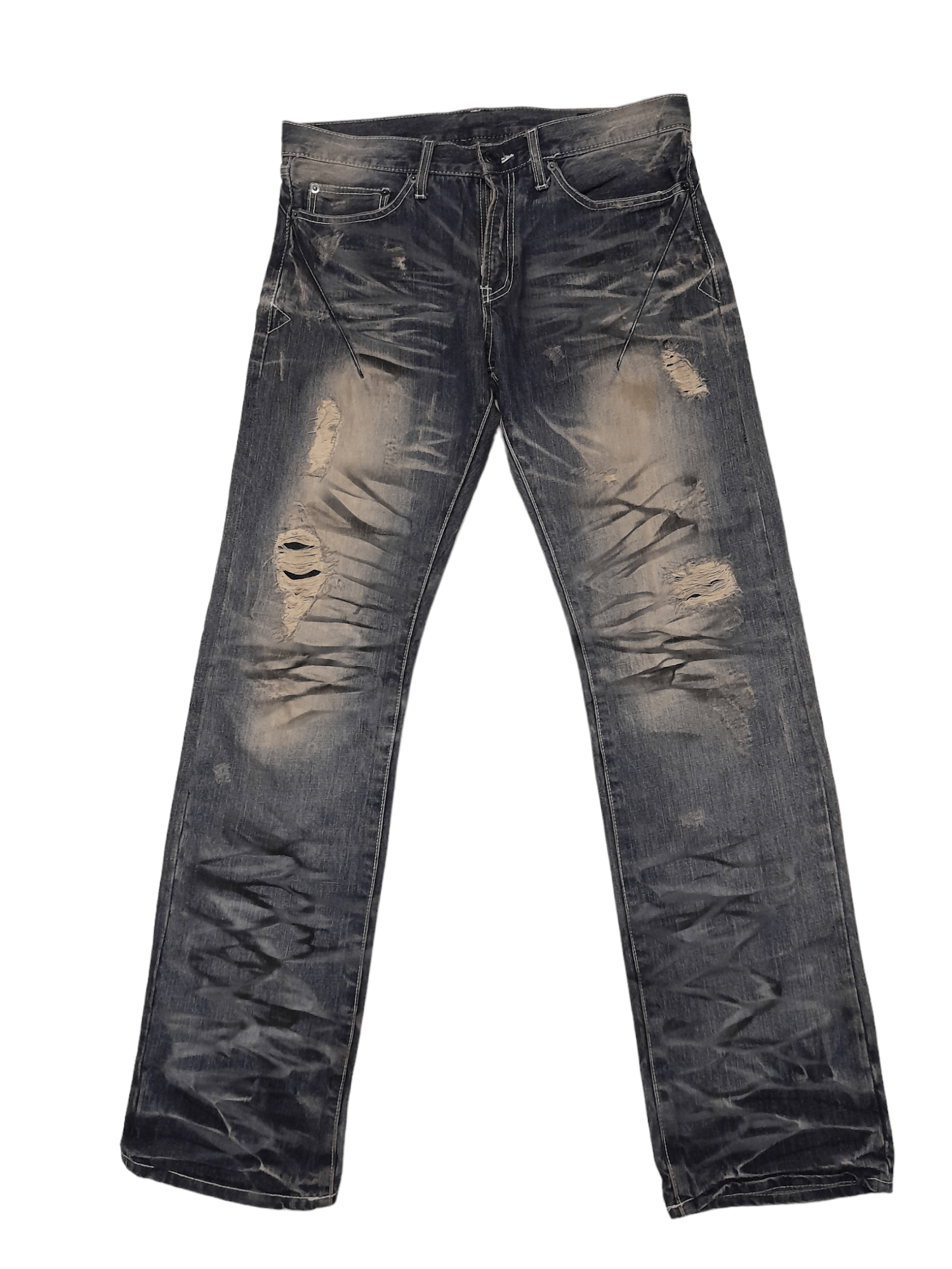semanticdesign Semantic Design Special Ed. Distressed Japan (F274) W33 Size US 33 - 1 Thumbnail