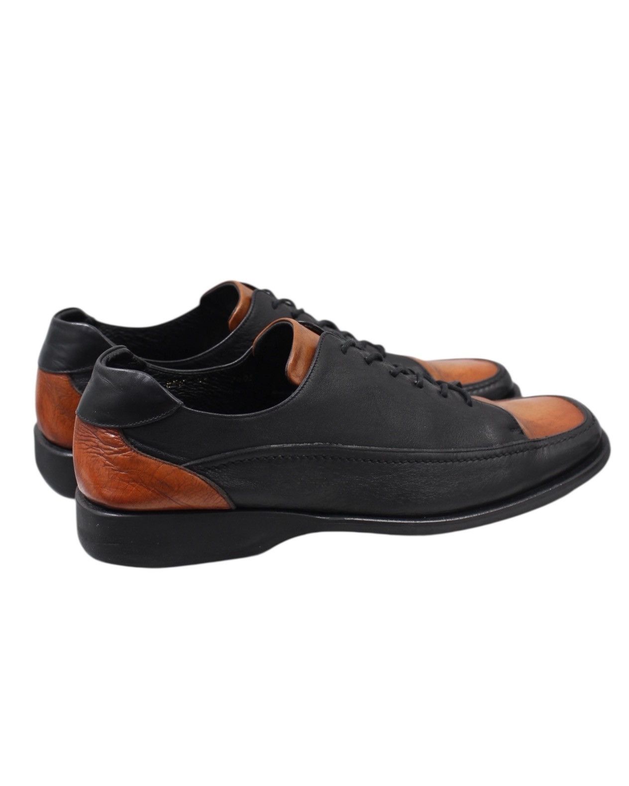 Japanese Brand × Leather × Vintage 2000S ENGLAND LACE UP SQUARE-TOE DERBY Size US 8 / EU 41 - 5 Thumbnail