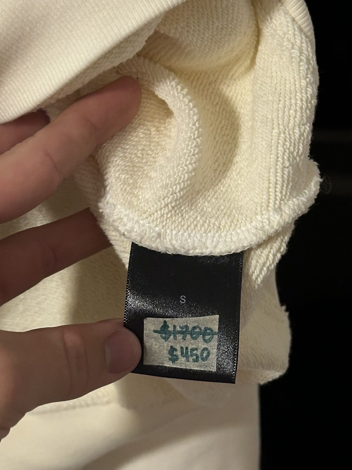 Rhude Rhude Motorsport Hoodie Cream Size US S / EU 44-46 / 1 - 6 Thumbnail