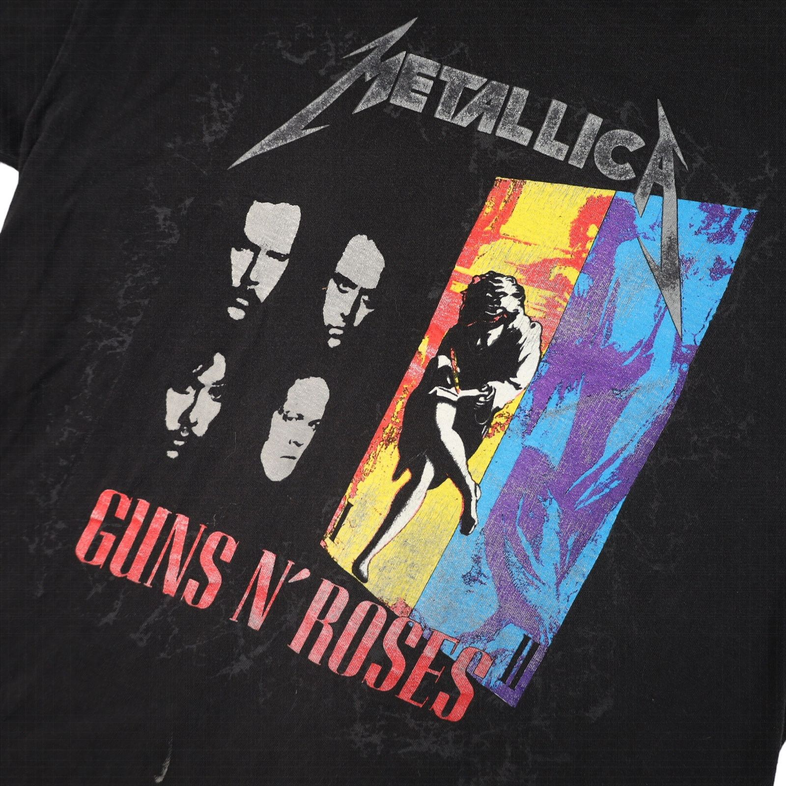 Band Tees × Brockum × Vintage Vintage 1992 Metallica & Guns N' Roses Graphic Tour T Shirt Size US L / EU 52-54 / 3 - 2 Thumbnail