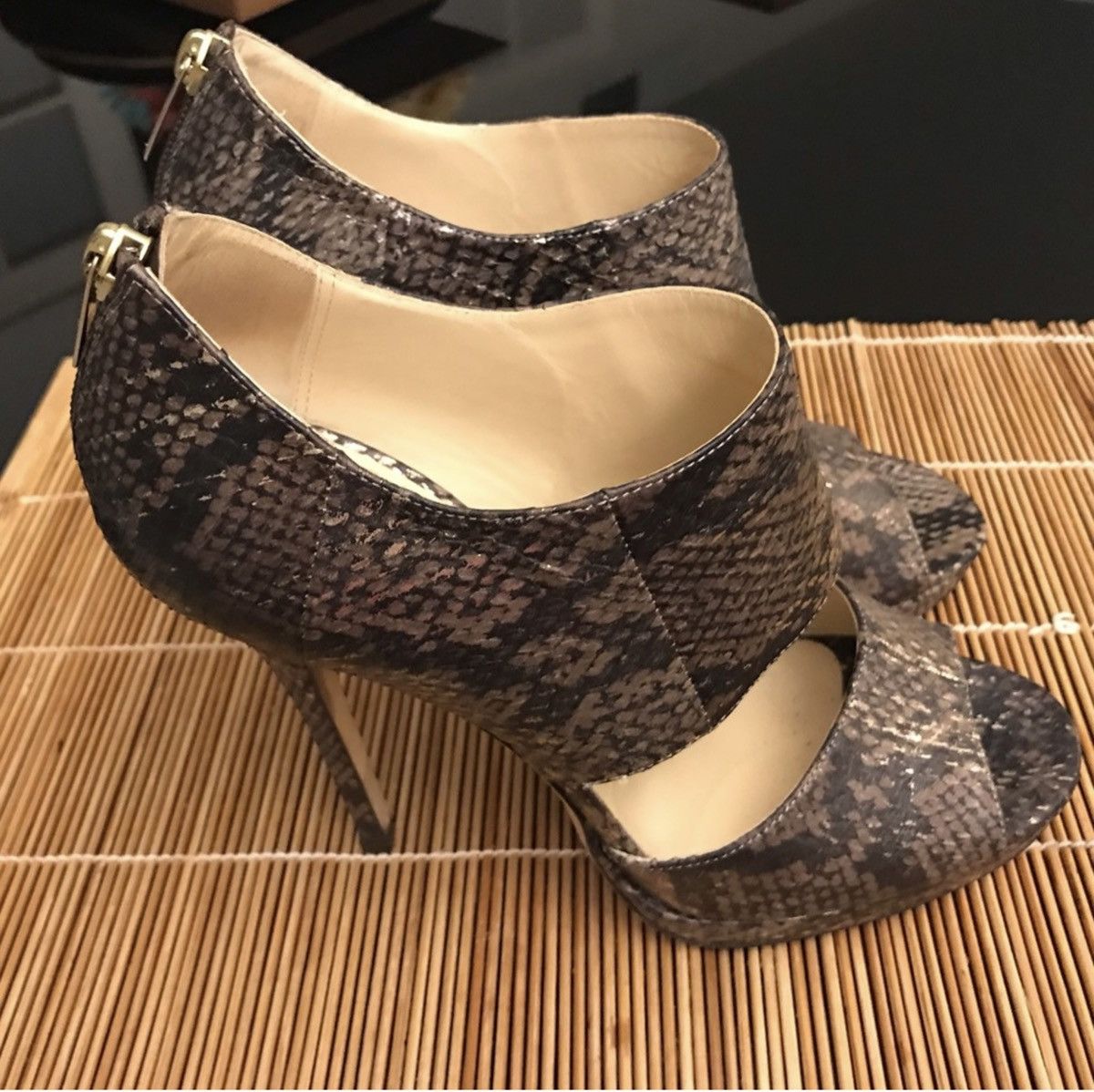 Jimmy Choo JIMMY CHOO Private Multicolor Python Leather Embossed Size US 9 / IT 39 - 3 Thumbnail