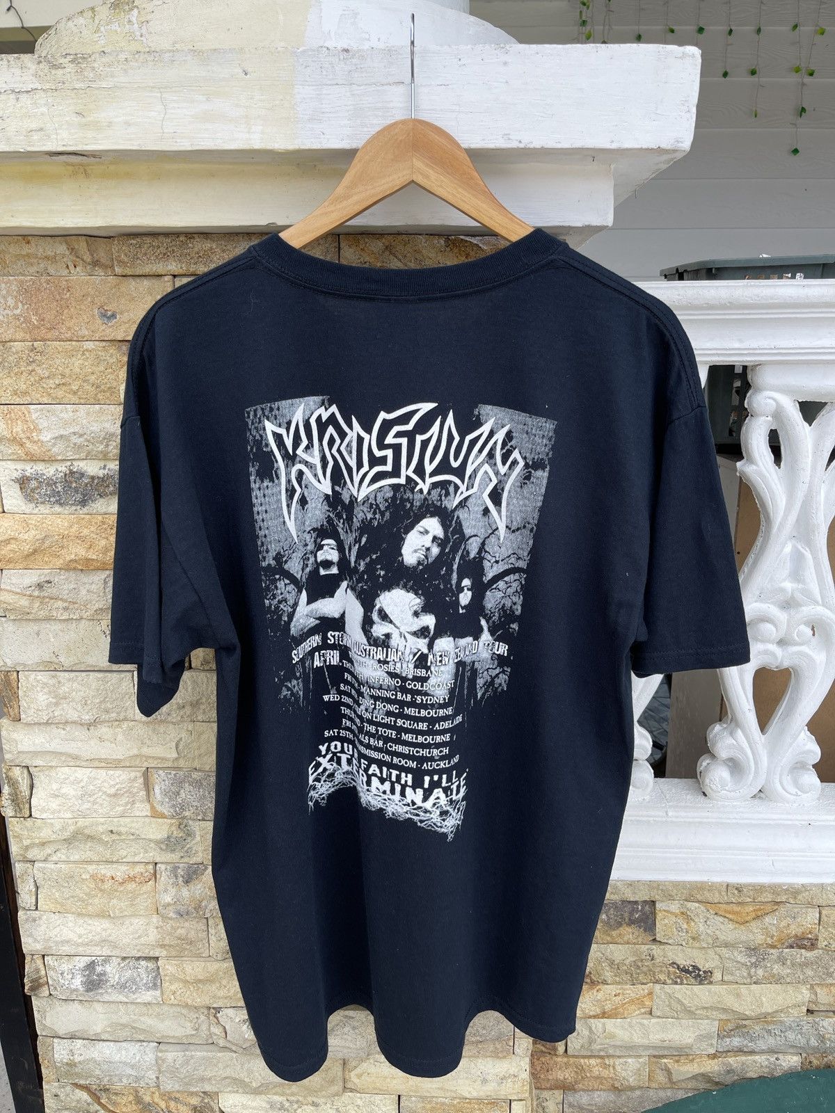 Band Tees Rare🔥Vintage KRISIUN Heavy Metal Band Tee Size US L / EU 52-54 / 3 - 4 Thumbnail