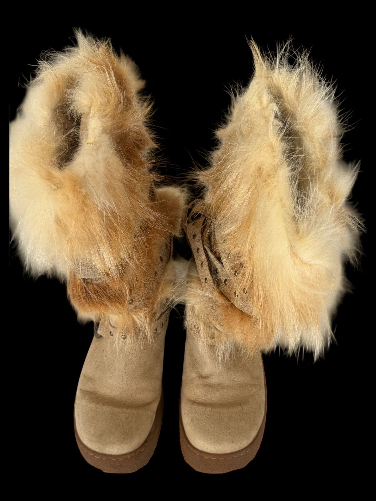 Other Vintage avant garde fur boots like rick owens dolls kill Size US 6.5 / IT 36.5 - 2 Thumbnail