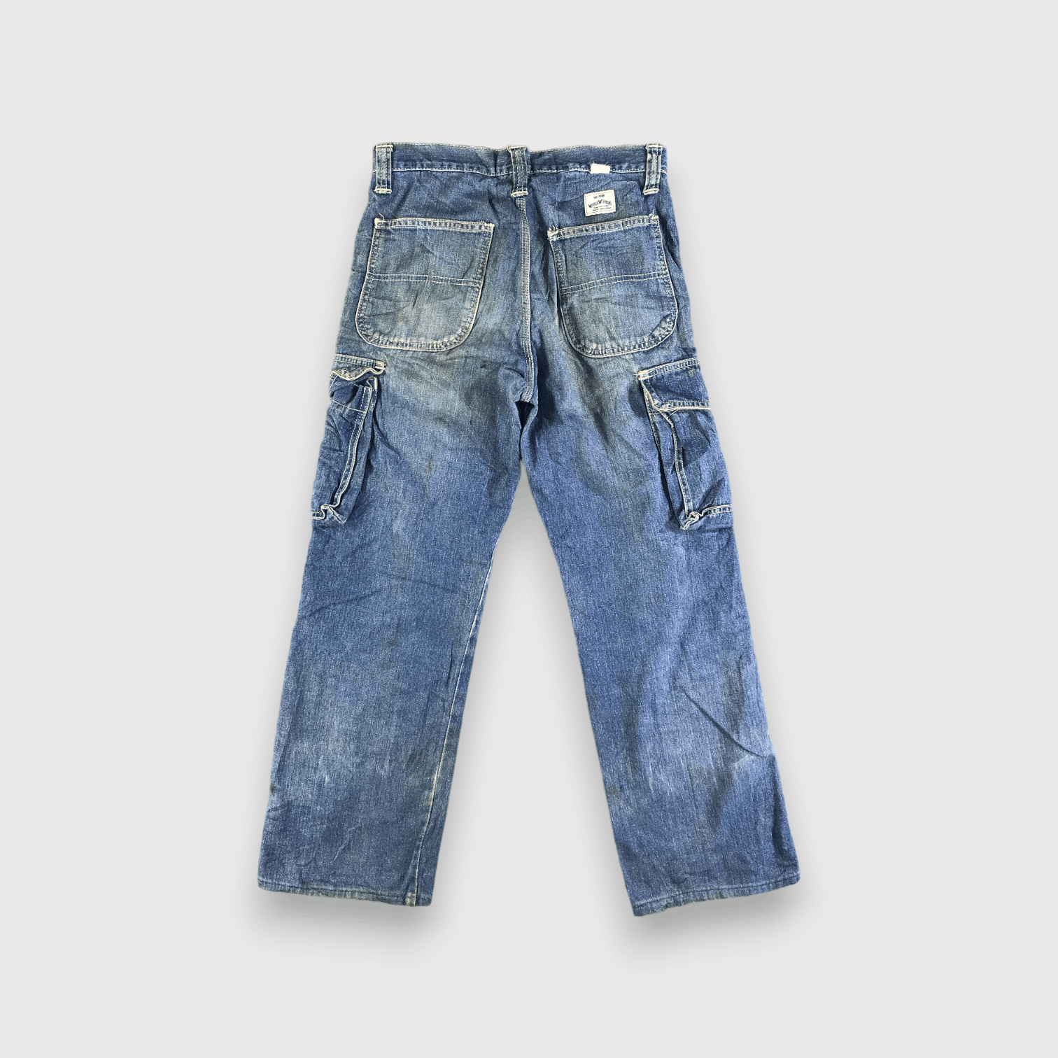 Big John Vintage Blue Wash Big John Jeans-J3889 Size US 29 - 2 Thumbnail