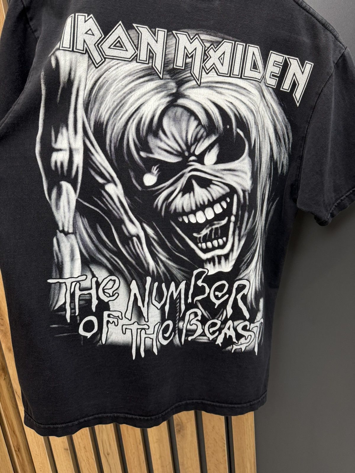 Iron Maiden Iron Maiden Number Of The Beast Tee Black Size M Size US M / EU 48-50 / 2 - 17 Thumbnail