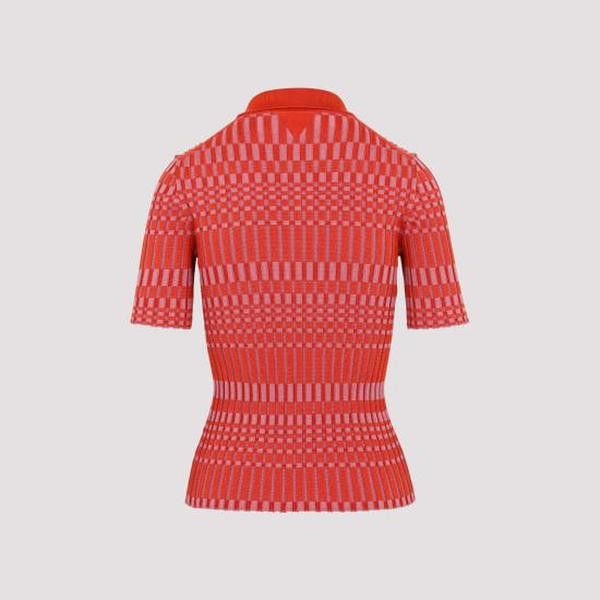Bottega Veneta o1loc1c0824 Polo Shirt in Red Size XS / US 0-2 / IT 36-38 - 2 Thumbnail