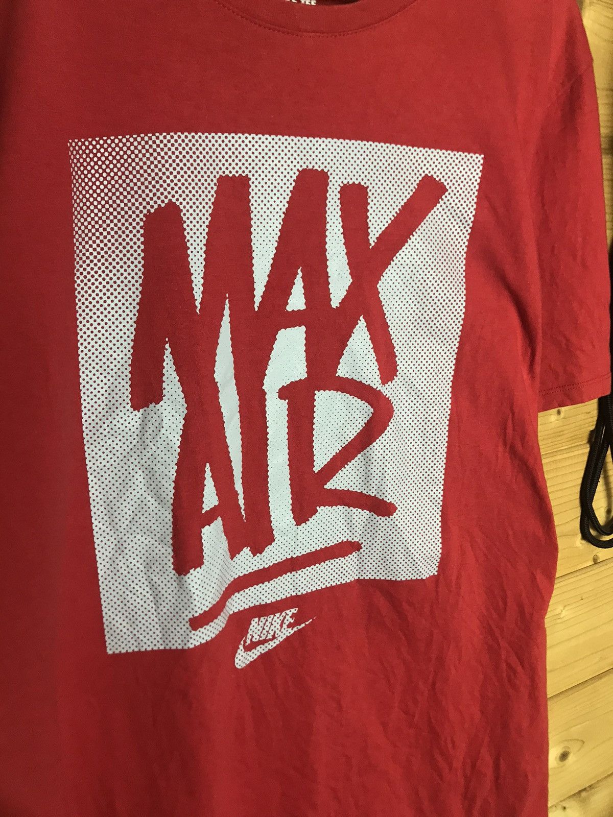 Vintage Nike air max t shirt Size US L / EU 52-54 / 3 - 3 Thumbnail