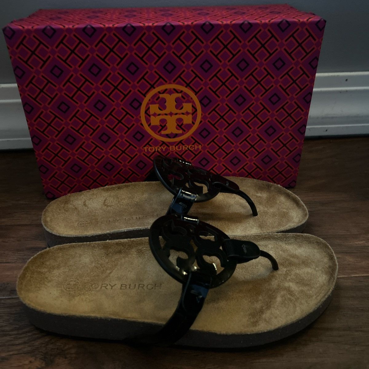 Tory Burch Tory Burch Miller Cloud Sandals Size US 7 / IT 37 - 2 Thumbnail