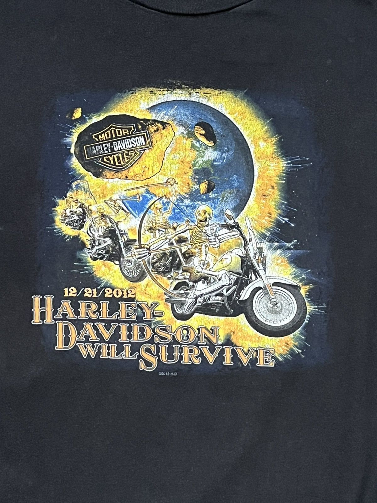 Harley Davidson Harley Davidson Black Tee Size US XXL / EU 58 / 5 - 2 Thumbnail