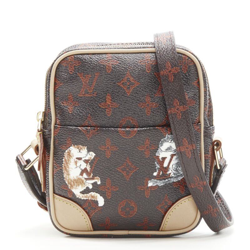 rare LOUIS VUITTON 2018 Runway Catogram Paname PM monogram