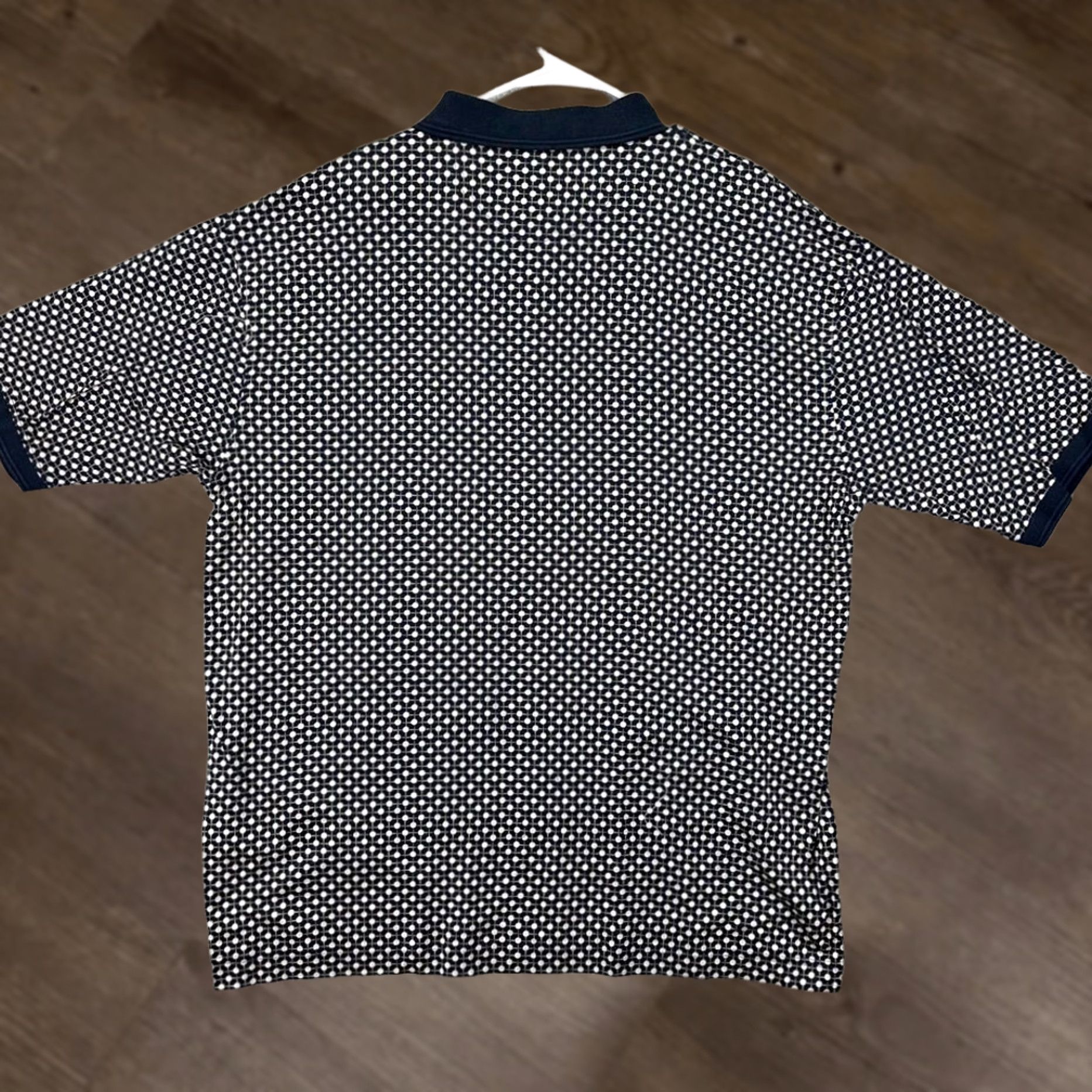Dockers Dockers Polo Shirt Mens XL Black Polka Golf Mercerized Cotton Rugby NEW Size US XL / EU 56 / 4 - 1 Thumbnail