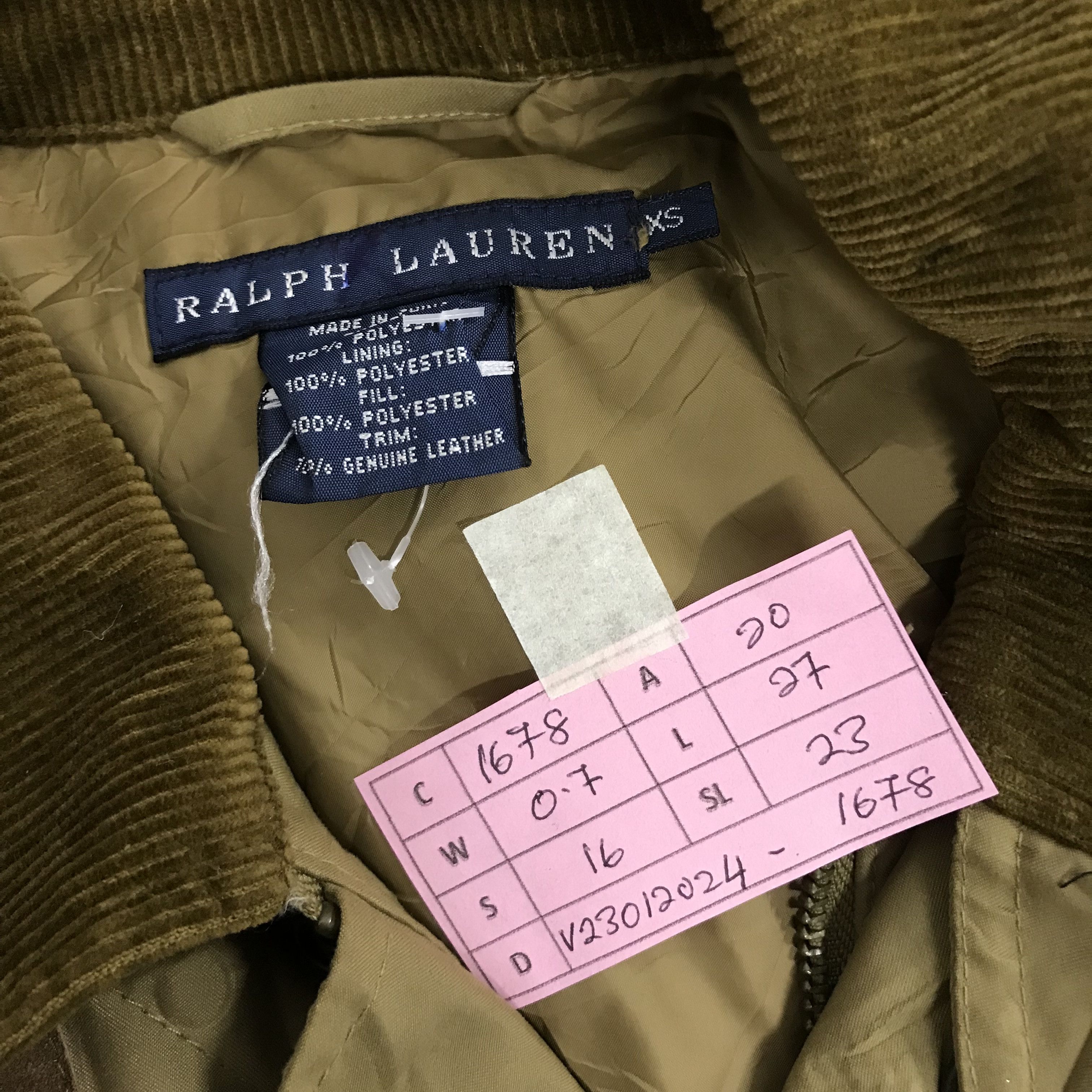 Polo Ralph Lauren × Ralph Lauren × Vintage Vintage Polo Ralph Lauren Brown Leather Jacket Outerwear Size US XS / EU 42 / 0 - 12 Thumbnail