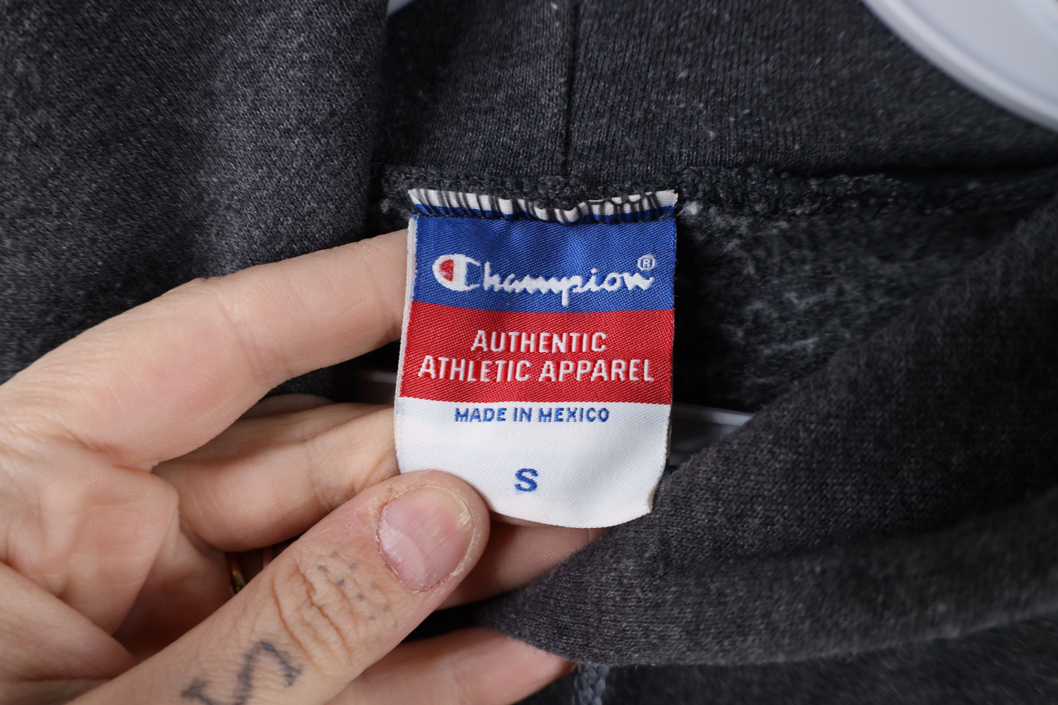 Champion × Vintage Vintage Champion Reflective University of Michigan Hoodie Size S / US 4 / IT 40 - 8 Thumbnail