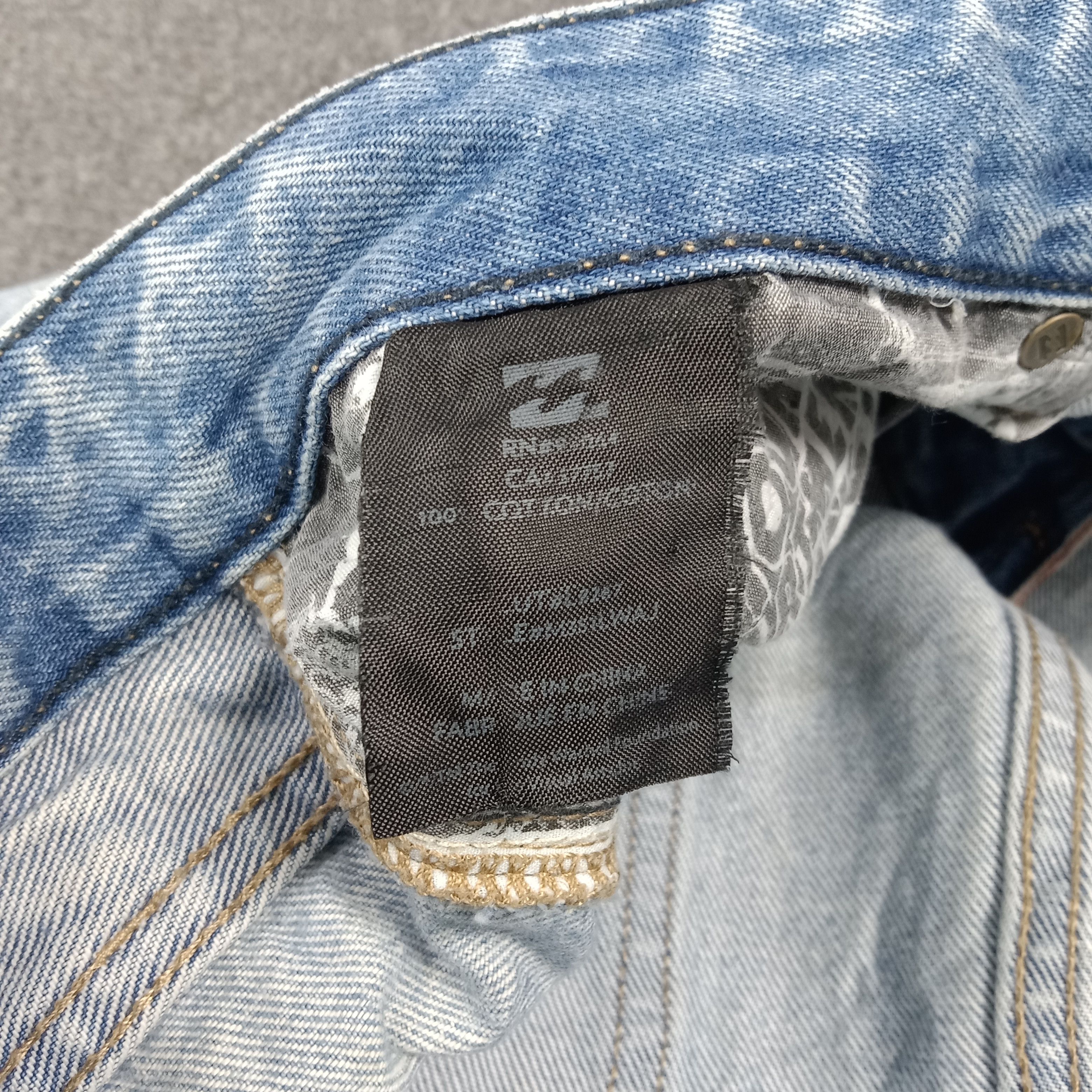 Billabong Vintage Andy Warhol x Billabong Selvedge Denim Jeans C280N9 Size US 35 - 17 Thumbnail