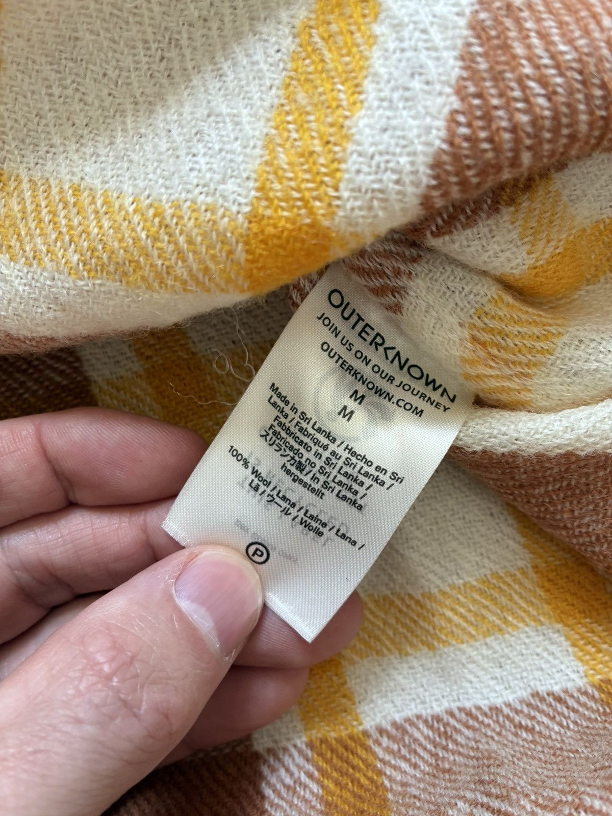 Outerknown NWT Outerknown Wool Blanket Shirt in Alta Vista Plaid Size US M / EU 48-50 / 2 - 5 Thumbnail