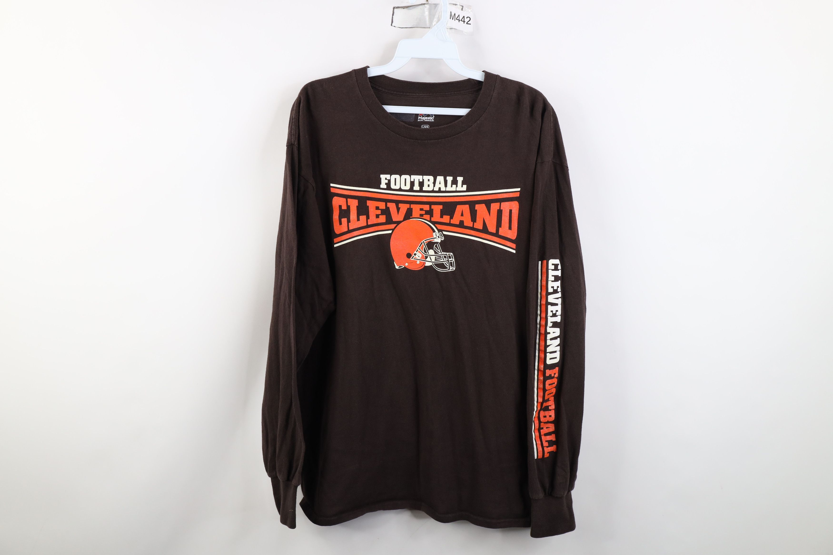 Majestic Vintage Majestic Browns Football Long Sleeve T-Shirt Brown Size US L / EU 52-54 / 3 - 1 Thumbnail