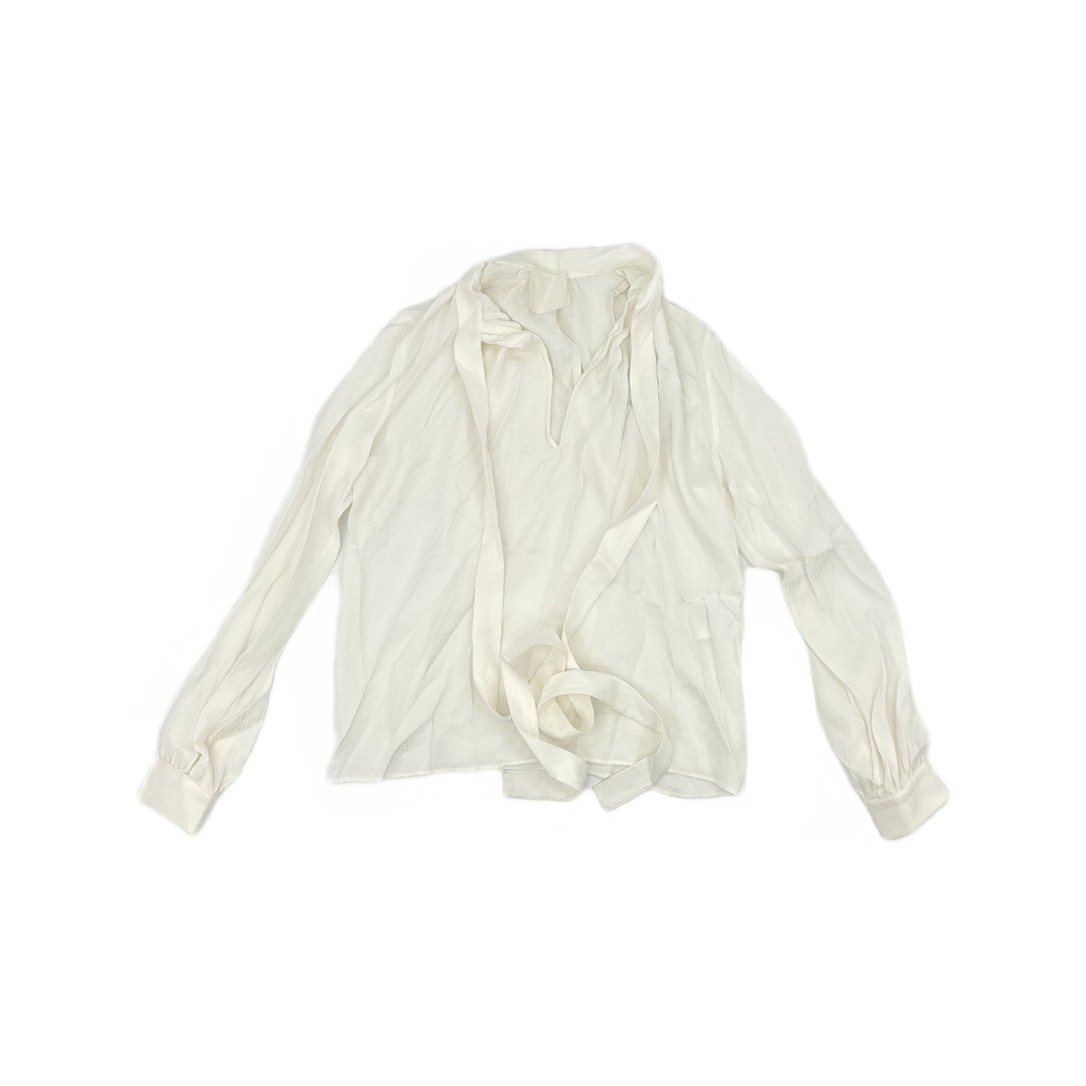 Givenchy Givenchy Silk Tie Neck Blouse Size 36 Size XS / US 0-2 / IT 36-38 - 1 Thumbnail