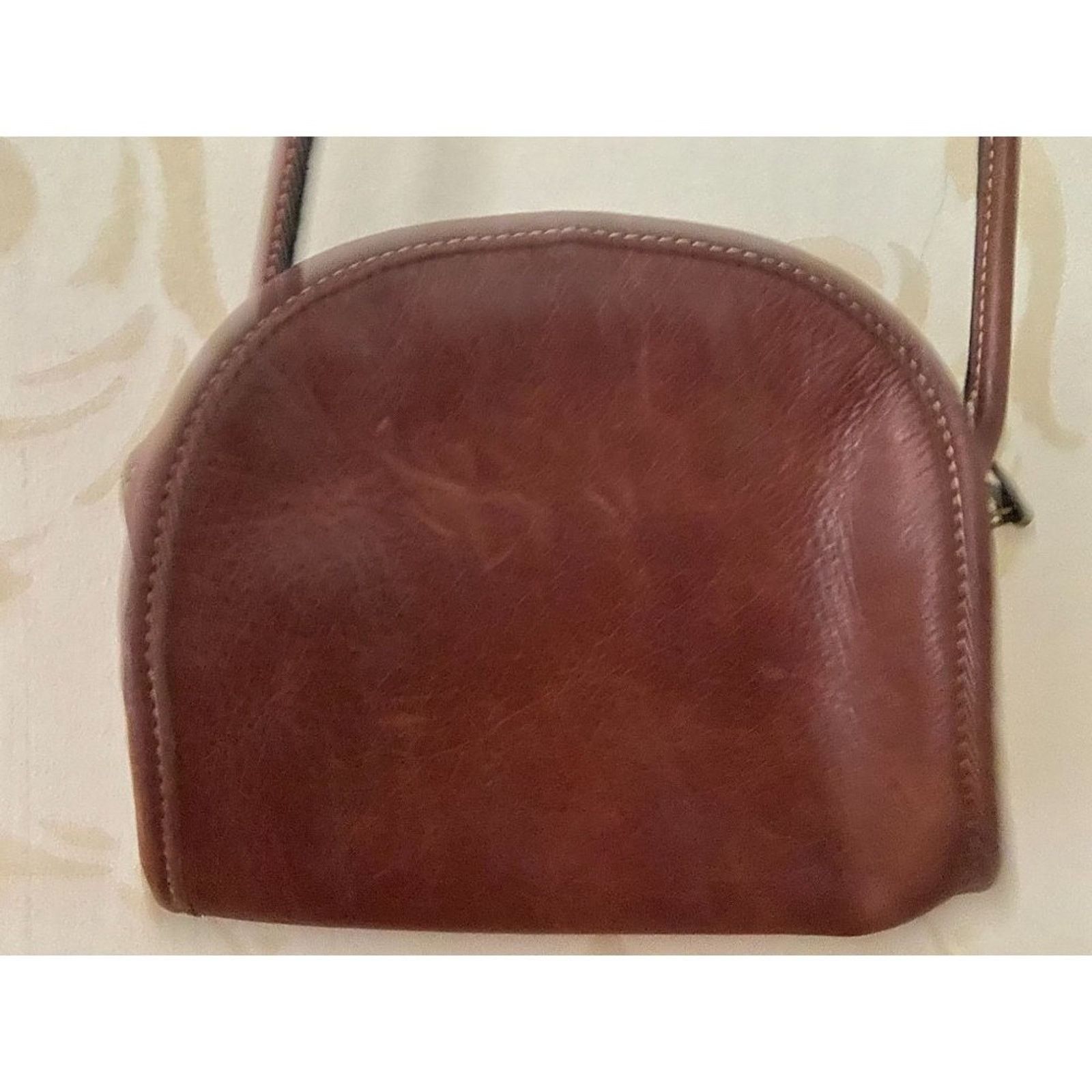 Designer Margot Leather 100% Leather Brown Cross Body Handbag Size ONE SIZE - 5 Thumbnail
