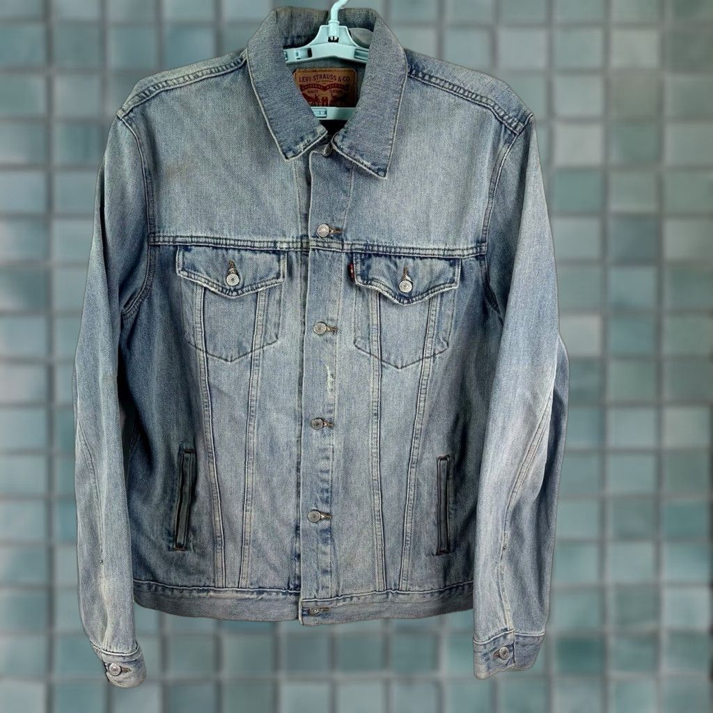 Levi's Levi's Trucker Jacket Denim Blue Mens XL 80s Size US XL / EU 56 / 4 - 1 Thumbnail