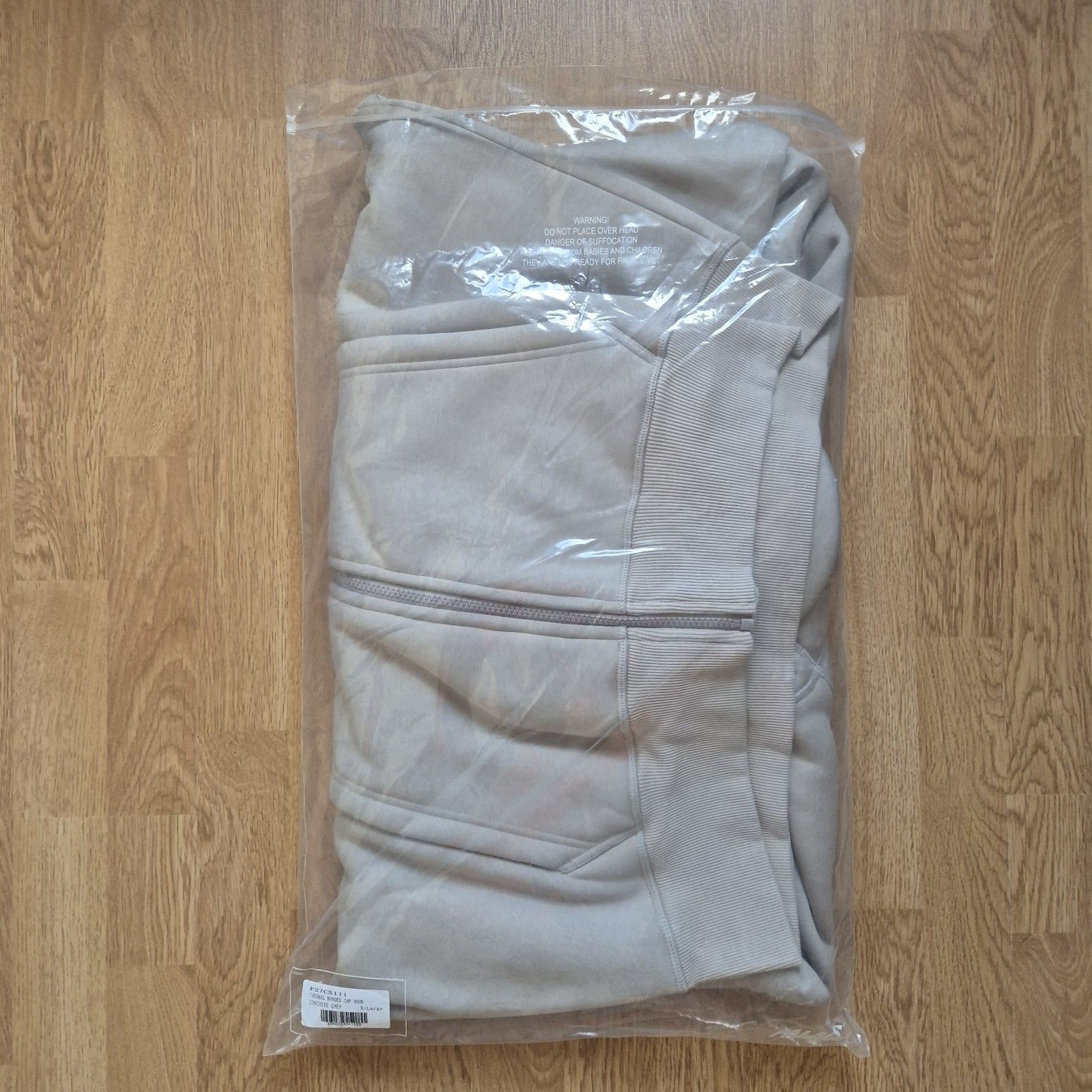 Palace Palace Therma Fleece Bonded Cap Hood Jacket GreyNew FW23 Size US XL / EU 56 / 4 - 7 Thumbnail