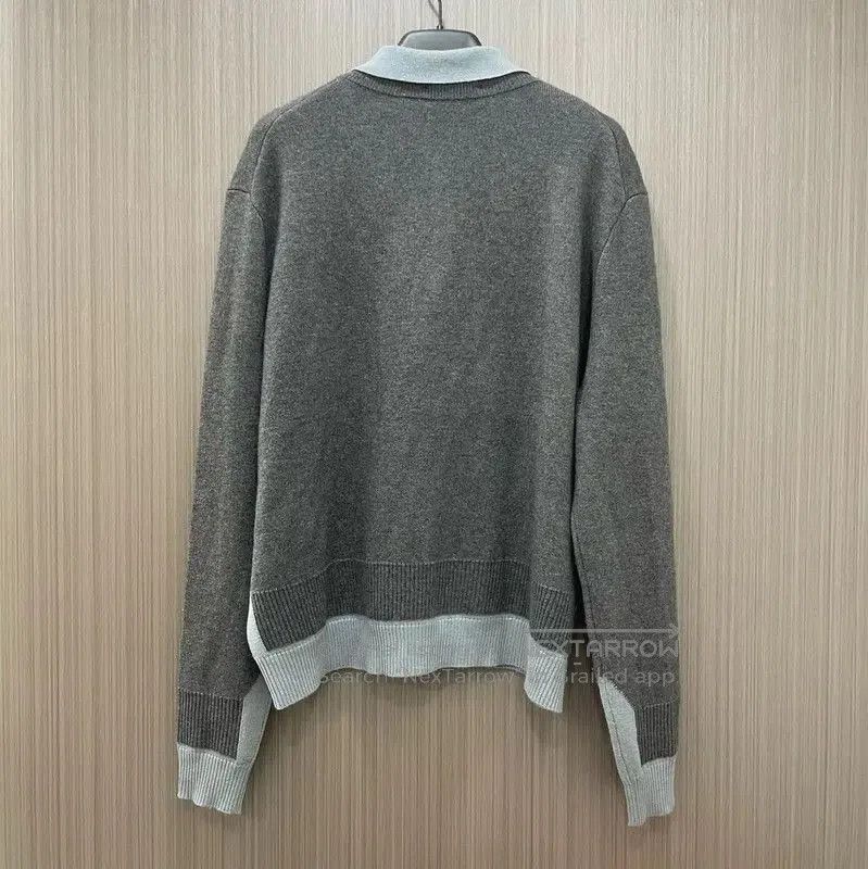 Miu Miu Miu Miu Colorblock Cashmere Blend Long Sleeve Sweater . Size M / US 6-8 / IT 42-44 - 2 Thumbnail