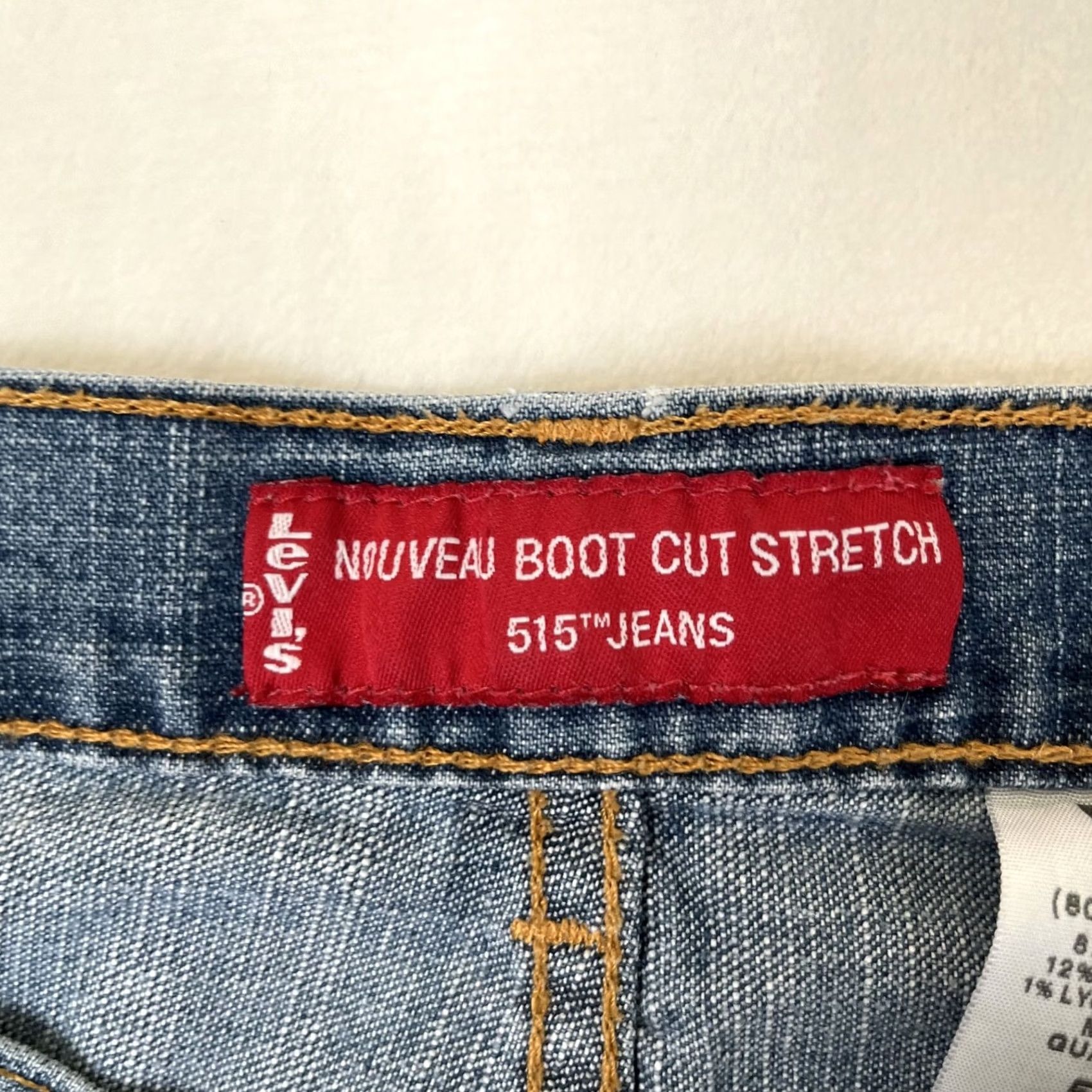 Levi's VINTAGE Levi's 515 Boot Cut Jeans Women Size 12 Denim Blue 30 In Inseam 5-Pocket Western Cowboy Y2K Mens Girls Ladies Womens Size 34" / US 12 / IT 48 - 4 Thumbnail