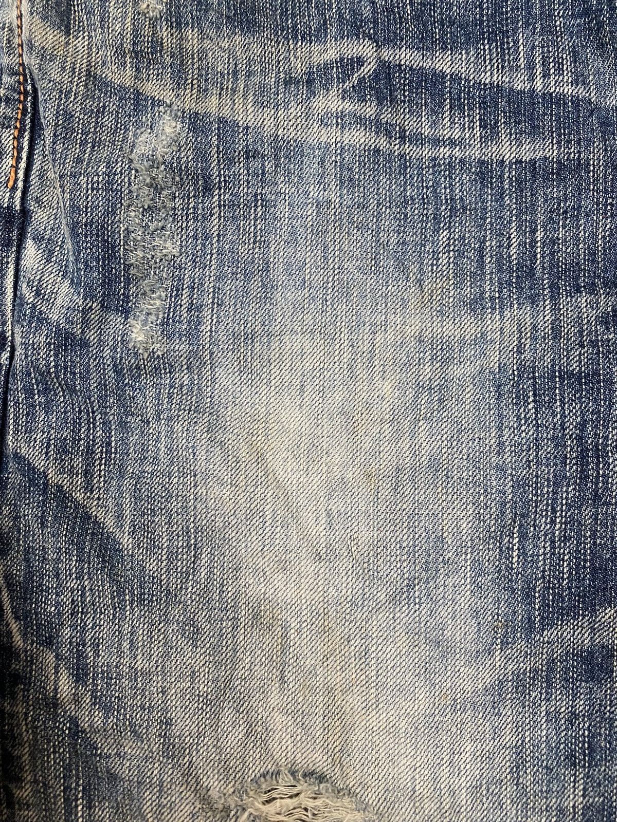 Edwin Vintage Edwin Distressed Blue Trip 503 Denim Made In Japan Size US 34 / EU 50 - 7 Thumbnail