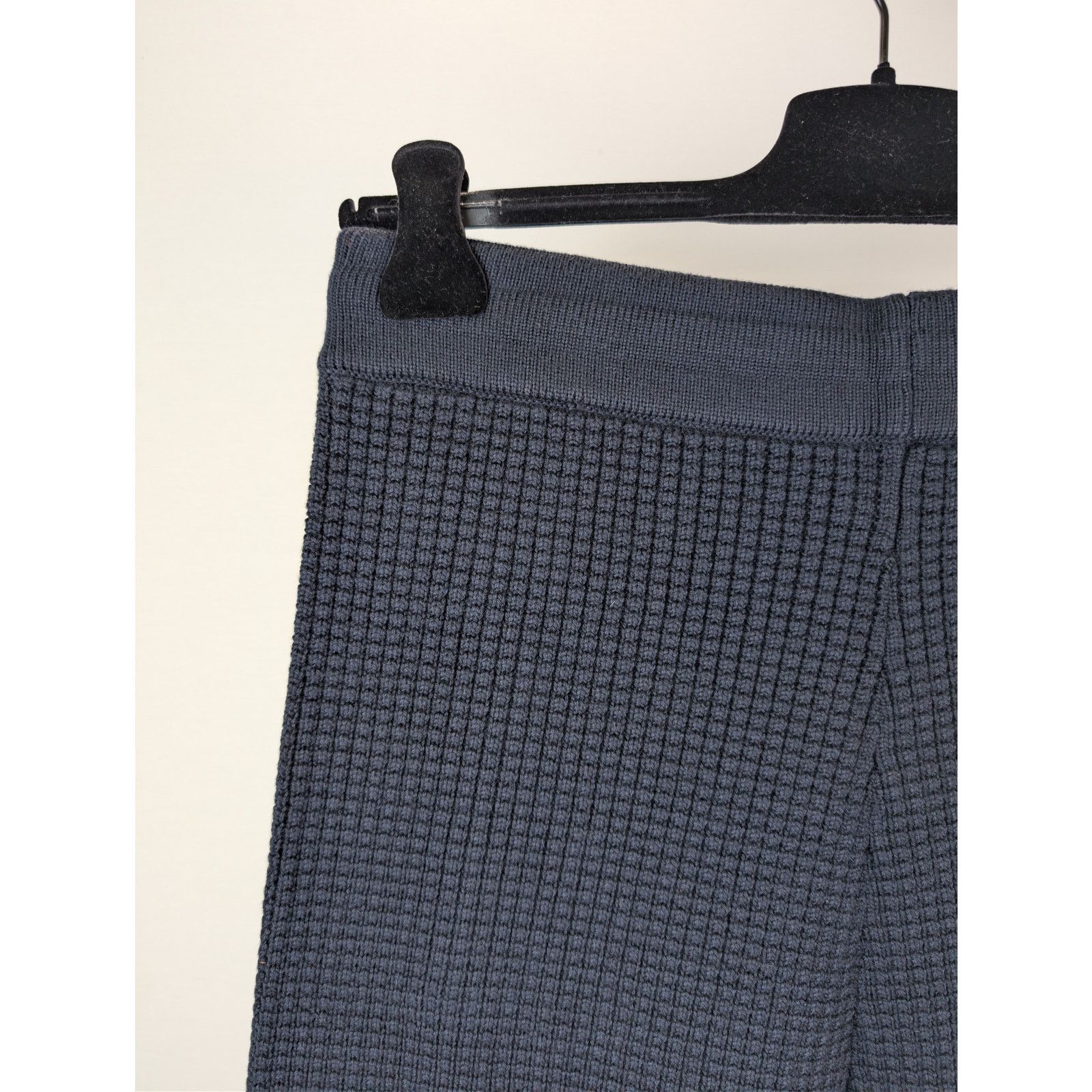 Moncler × Palm Angels o1rshd1 Knitwear Racing Track Pants in Navy Blue / White Size US 38 / EU 54 - 14 Thumbnail