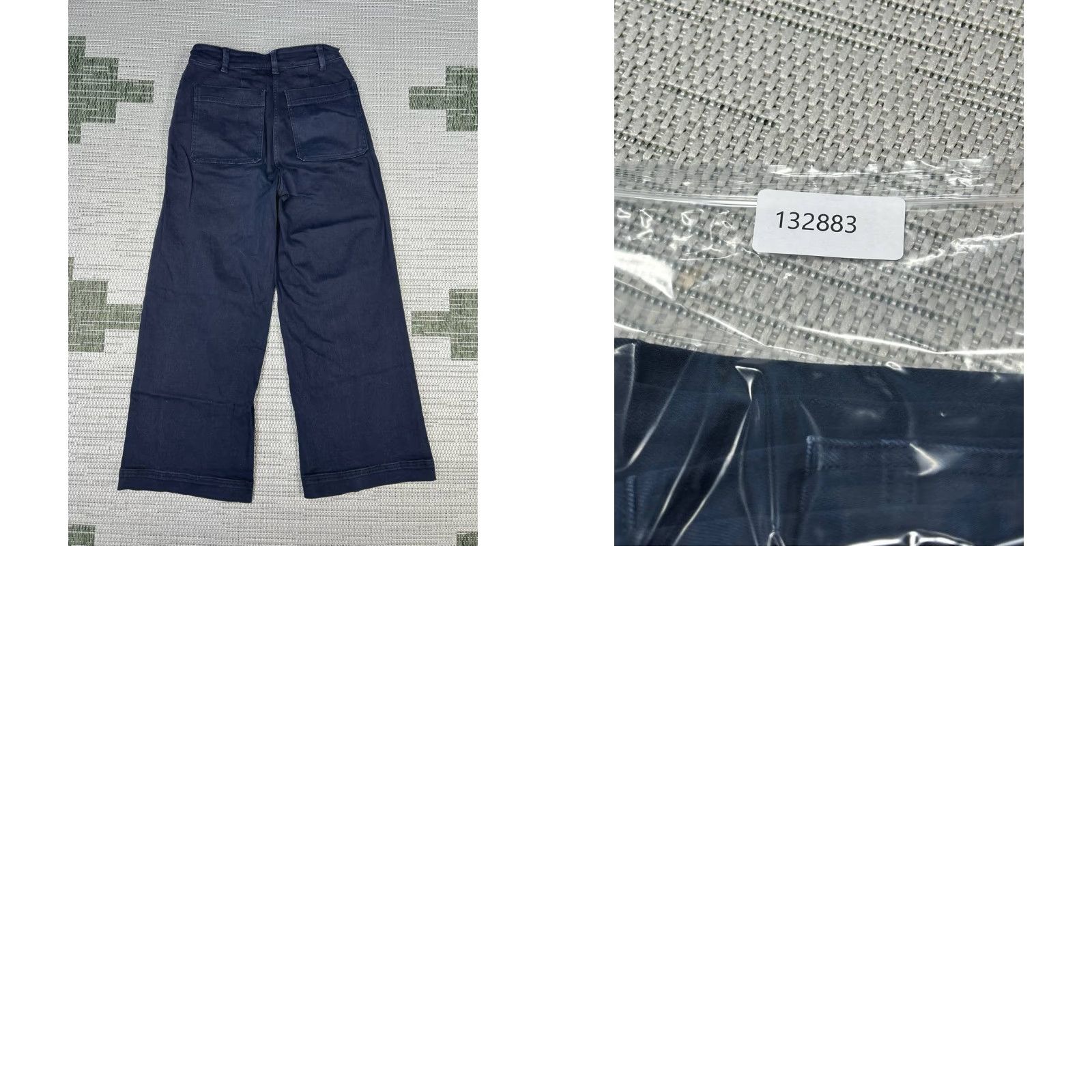 Everlane Everlane Jeans Womens 2 Dark Blue Denim Wide-Leg Jeans Size 26" / US 2 / IT 38 - 8 Thumbnail