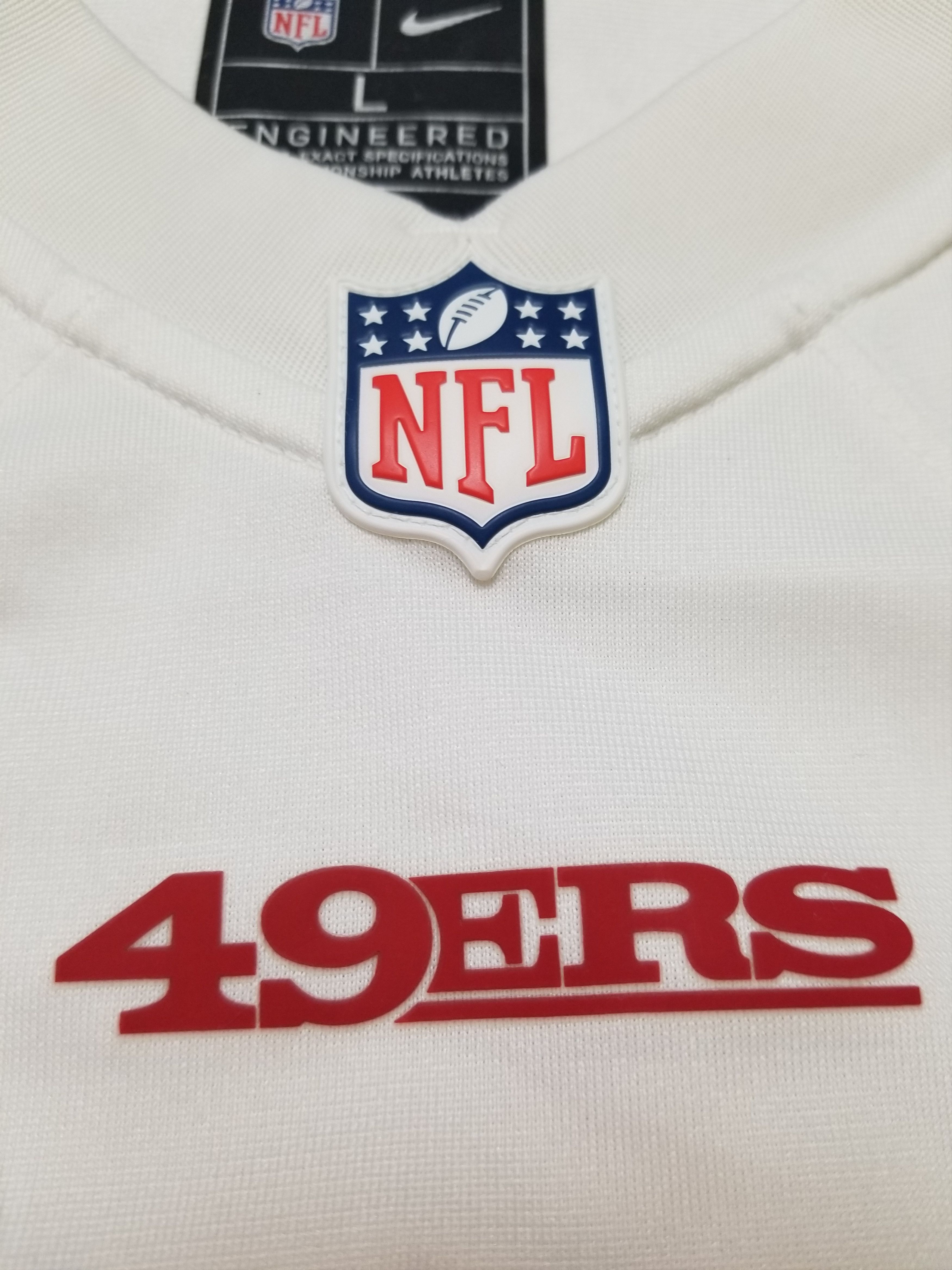 Nike San Francisco 49ers Williams #71 NFL Road Game Jersey Size US XL / EU 56 / 4 - 24 Thumbnail