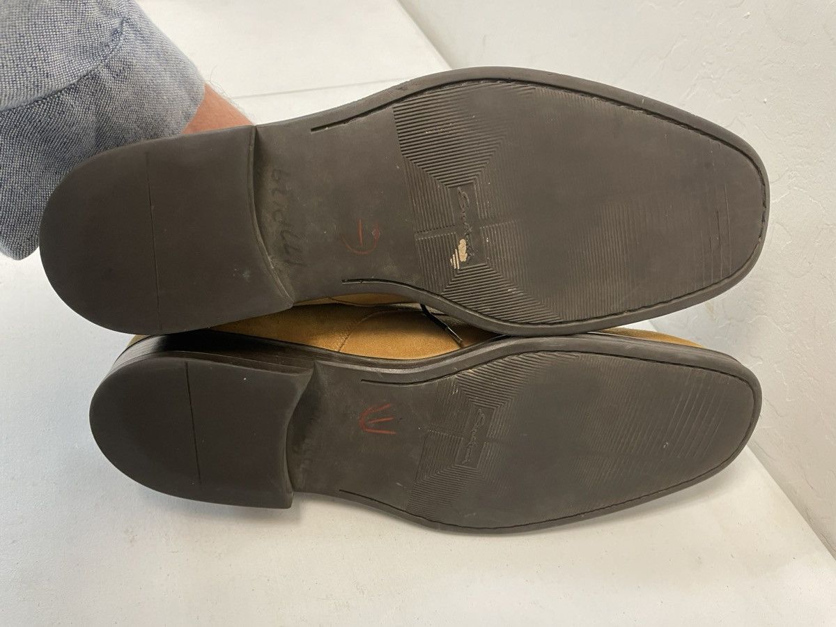 Santoni Square Toe Suede Derby Size US 12 / EU 45 - 5 Thumbnail