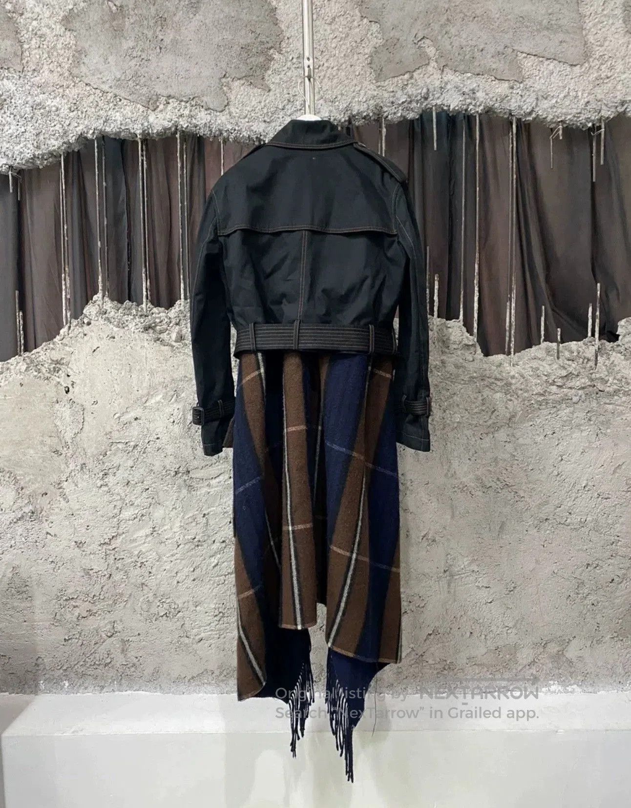 Loewe Loewe Two-Piece Wool Blend Trench Coat. Size US S / EU 44-46 / 1 - 2 Thumbnail