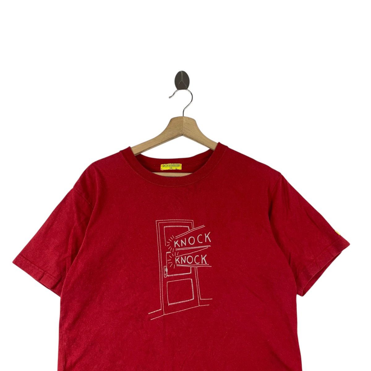Vintage Vintage ROY LICHTENSTEIN KNOCK KNOCK Poster Tee Shirt Top Size US M / EU 48-50 / 2 - 2 Thumbnail