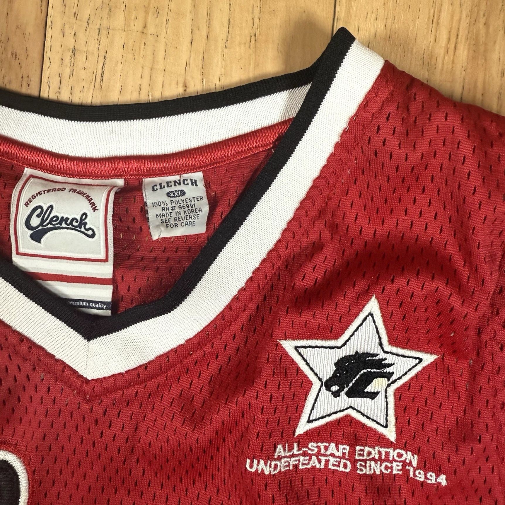 Vintage VINTAGE Nike? (cannot assume brand other than Vintage) Clench Basketball Jersey Mens XXL All Star Edition Red Sleeveless Y2K Tank Stars Size US XXL / EU 58 / 5 - 3 Thumbnail