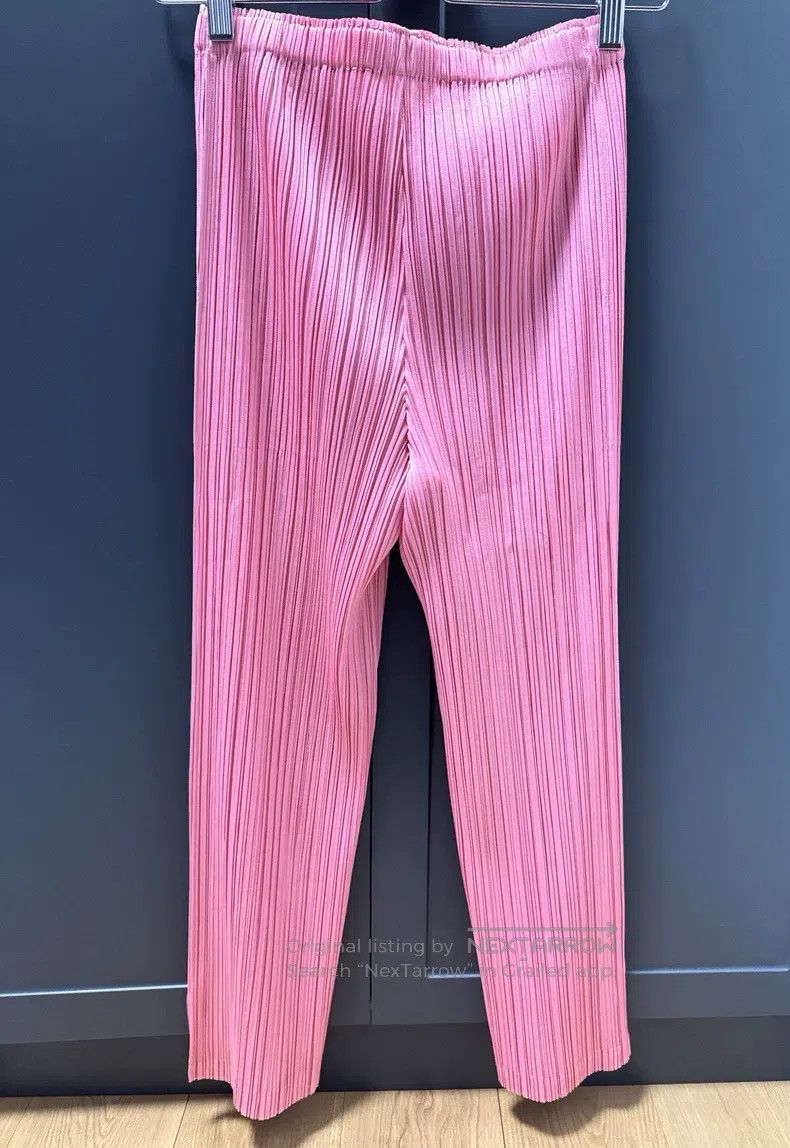 Issey Miyake Issey Miyake size:3 Pink Pants Size 22" - 6 Thumbnail