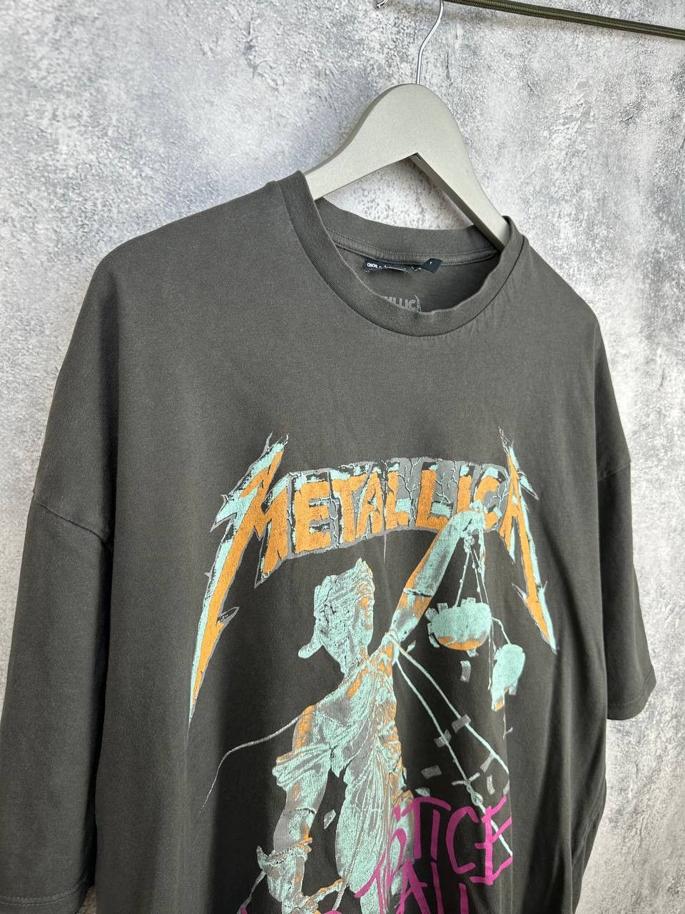 Metallica VTG Metallica "And Justice For All" T-Shirt 90s Style Band Size US L / EU 52-54 / 3 - 3 Thumbnail