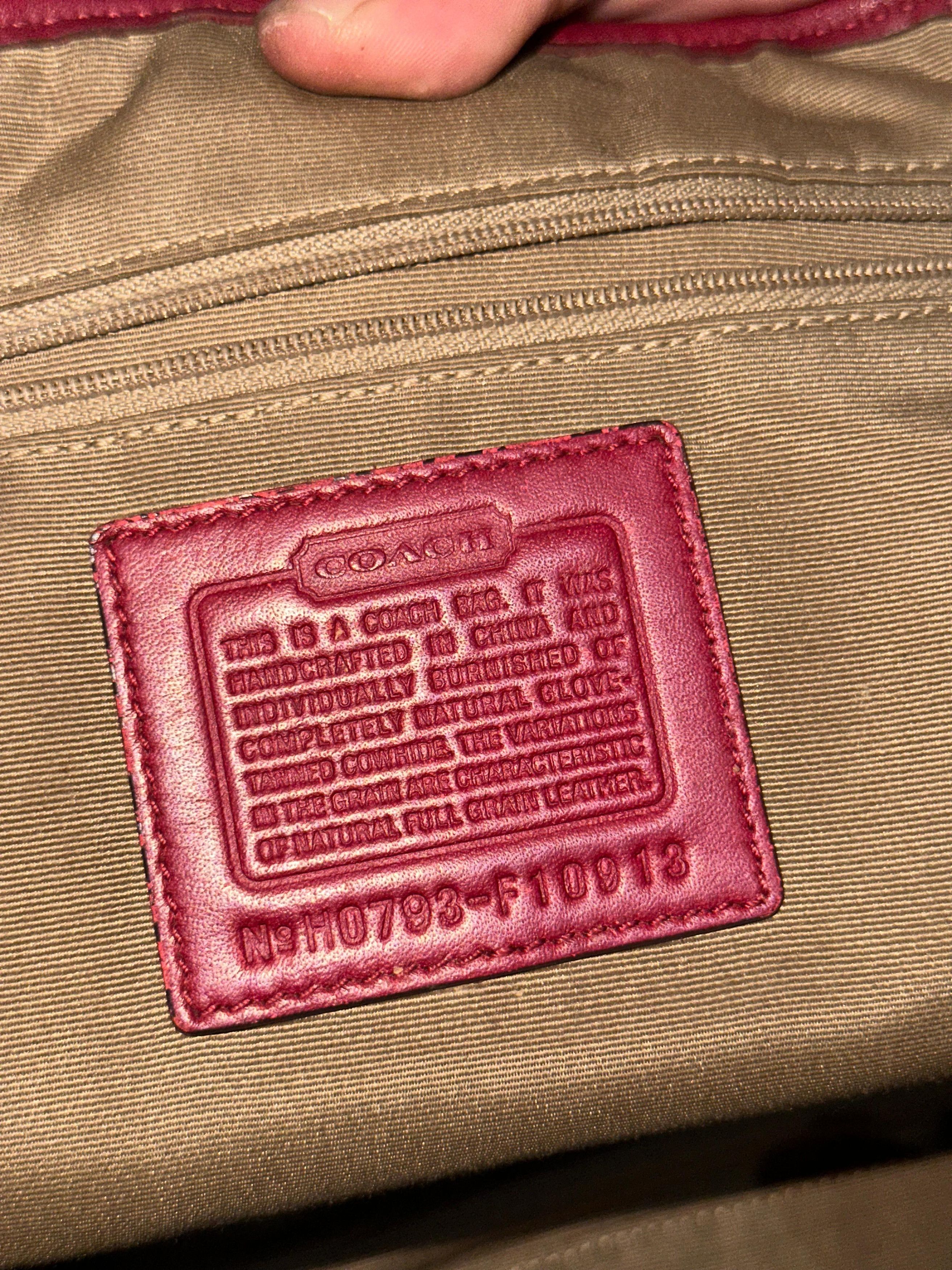 Coach Coach Shoulder bag burgundy leather Size ONE SIZE - 11 Thumbnail