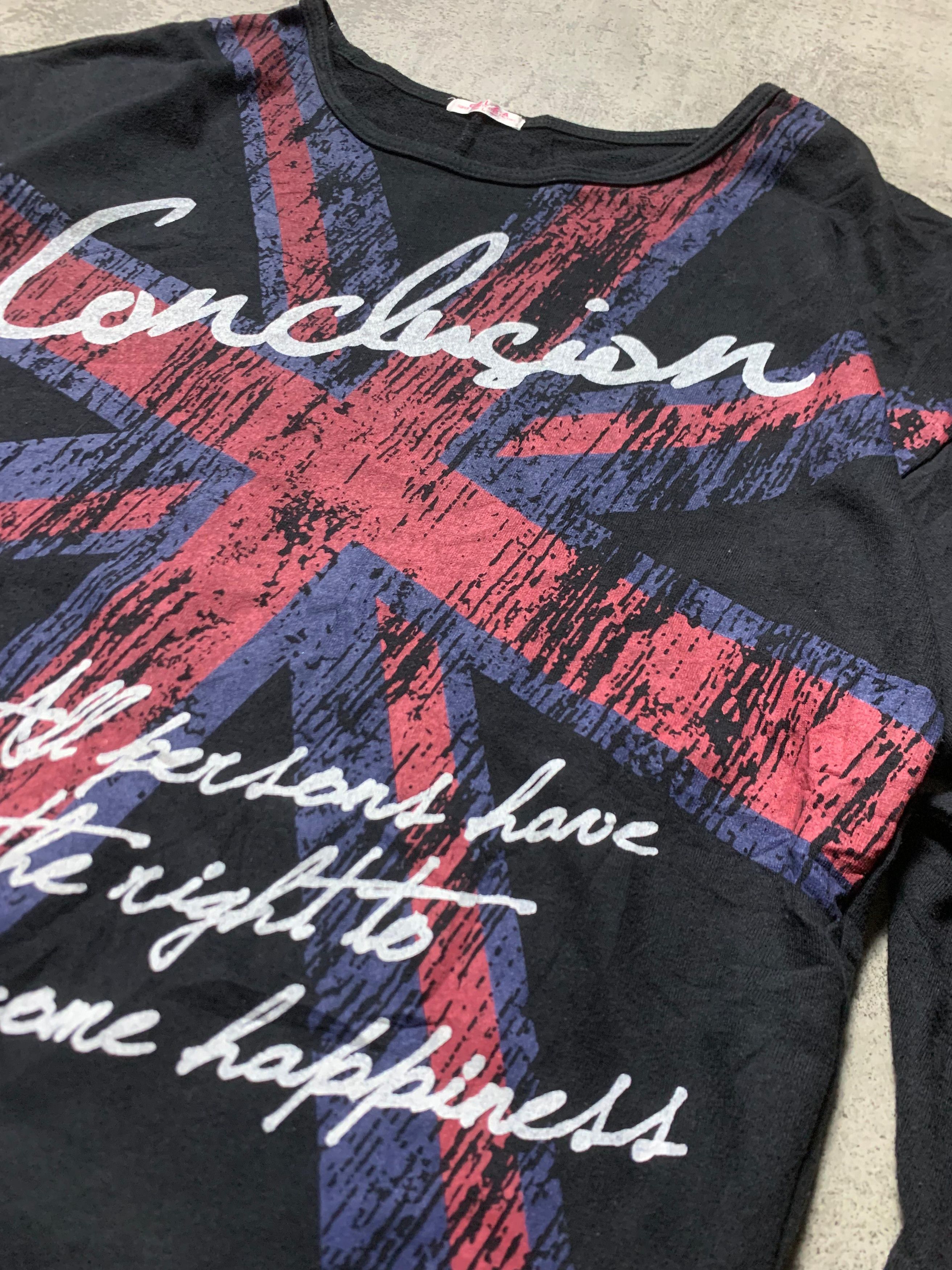 Hysteric Glamour 2000s Colza Japan Poem England Flag Long Sleeve Shirt Size US L / EU 52-54 / 3 - 3 Thumbnail