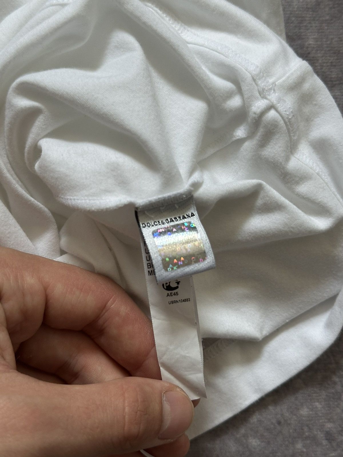 Dolce & Gabbana DOLCE & GABBANA Uniforms Slim T-shirt White Size US M / EU 48-50 / 2 - 8 Thumbnail