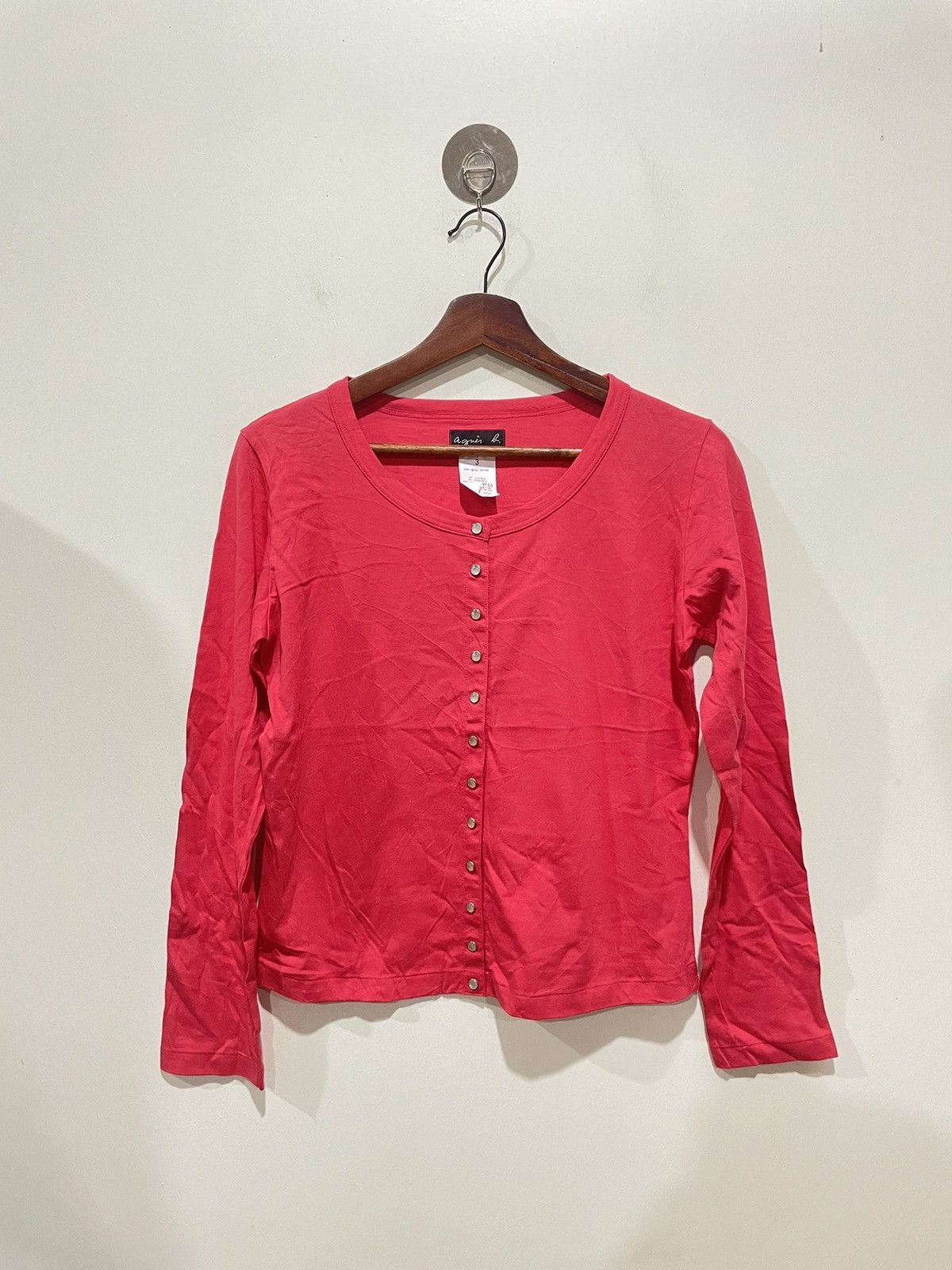 agnes b. Agnes B. Snap button cardigan Size L / US 10 / IT 46 - 1 Thumbnail