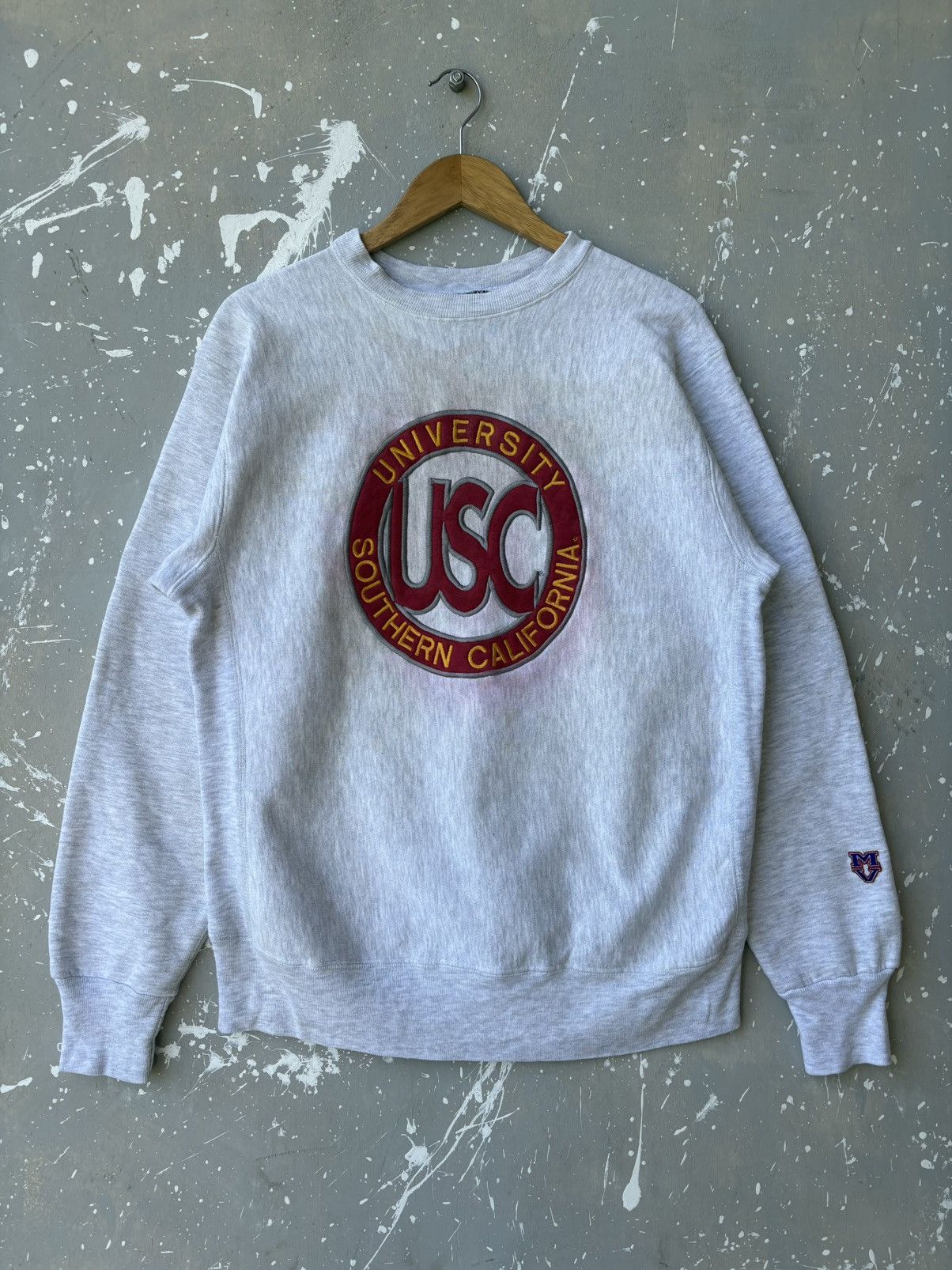 Vintage Vintage 90s USC Trojan Crewneck Sweatshirt Size US M / EU 48-50 / 2 - 1 Thumbnail