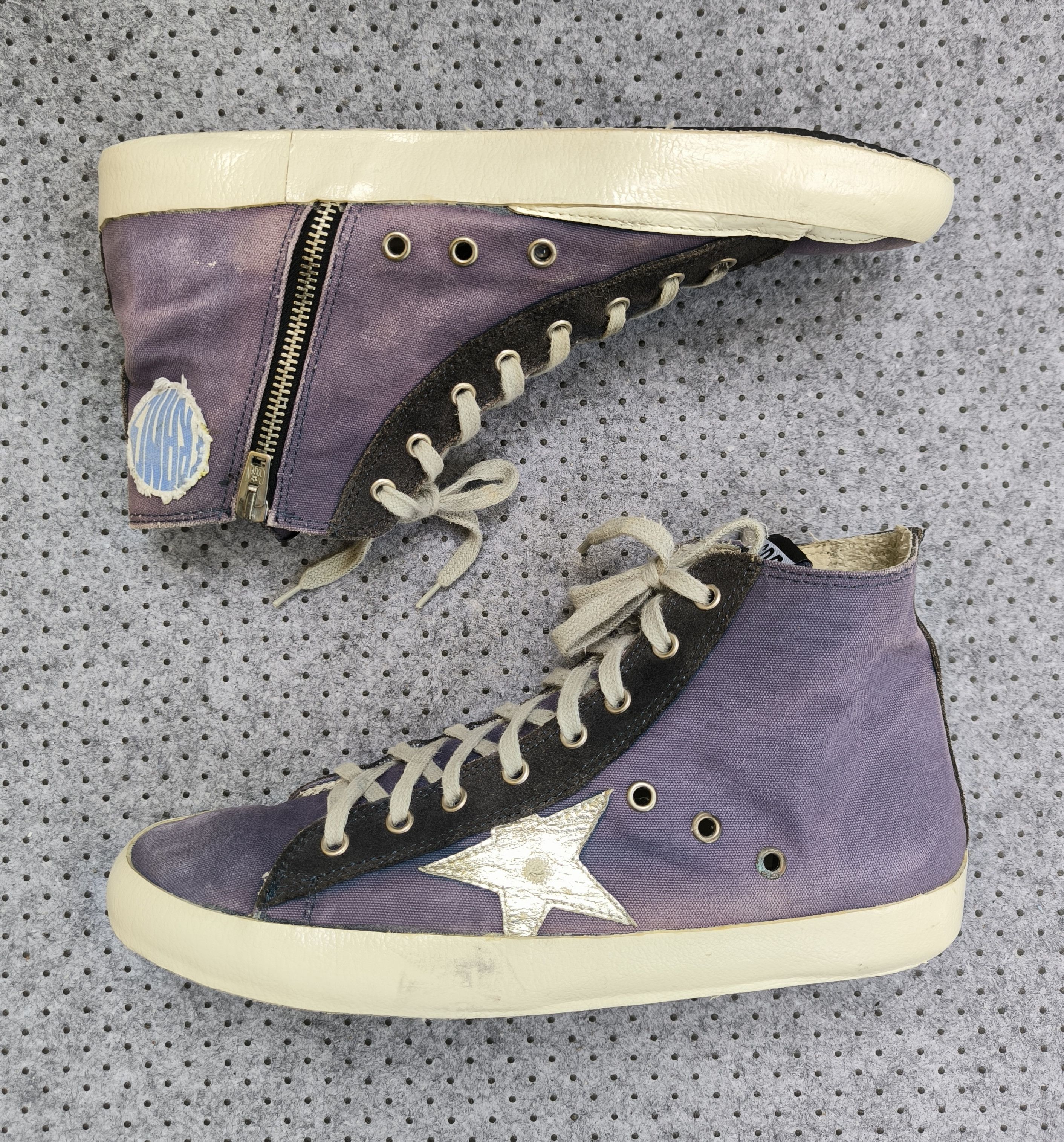 Golden Goose GOLDEN GOOSE Francy canvas high-top sneakers Size US 9 / EU 42 - 2 Thumbnail
