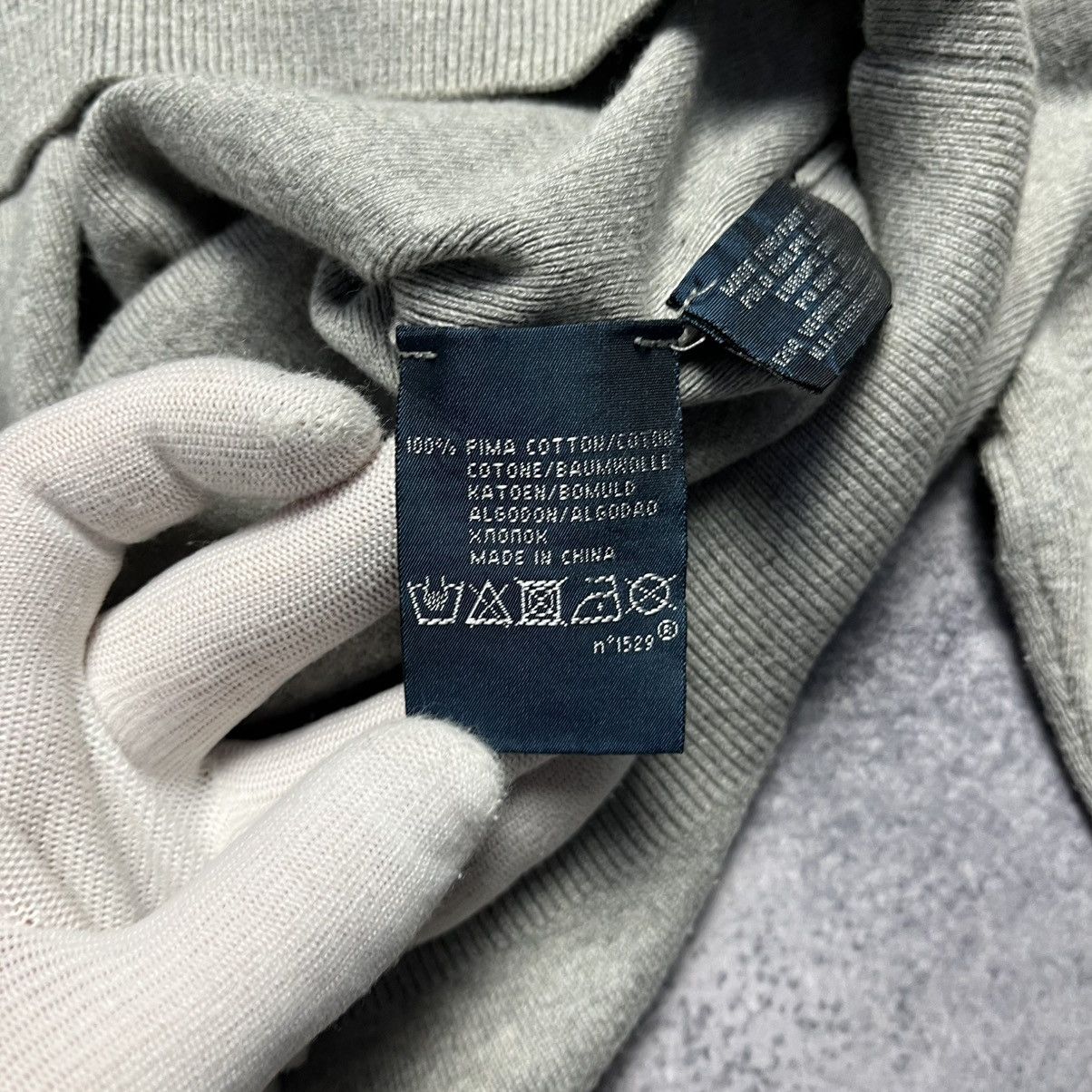 Polo Ralph Lauren Vintage Polo Ralph Lauren Gray Sweater Streetwear Y2K Size US XL / EU 56 / 4 - 6 Thumbnail