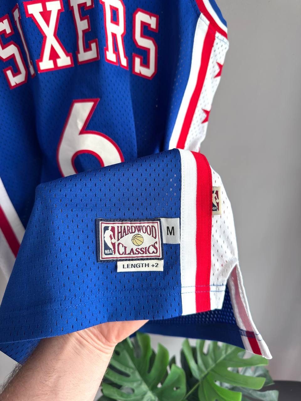 Adidas Adidas Philadelphia 76ers NBA Basketball Jersey #6 ERVING, M Size US M / EU 48-50 / 2 - 6 Thumbnail
