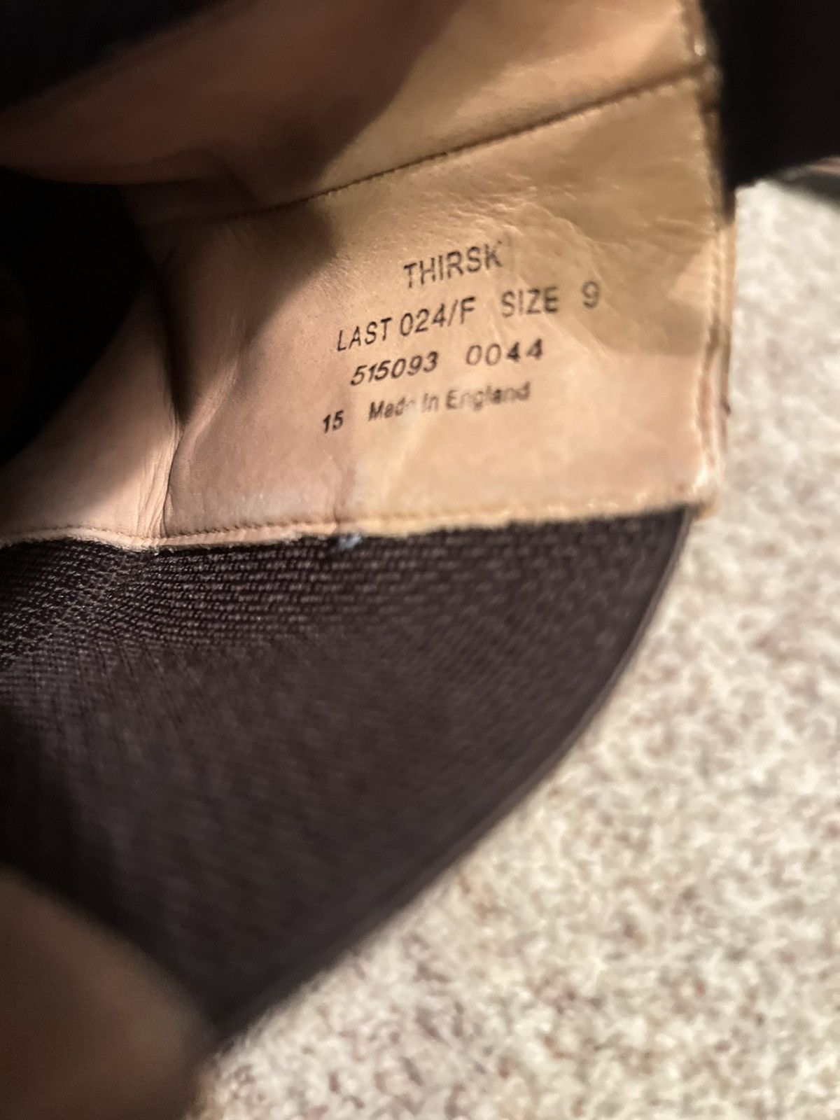 Loake Loake 1880 Thirsk Chelsea Boots UK Made – Tan Brogue – Rare Size US 10 / EU 43 - 2 Thumbnail